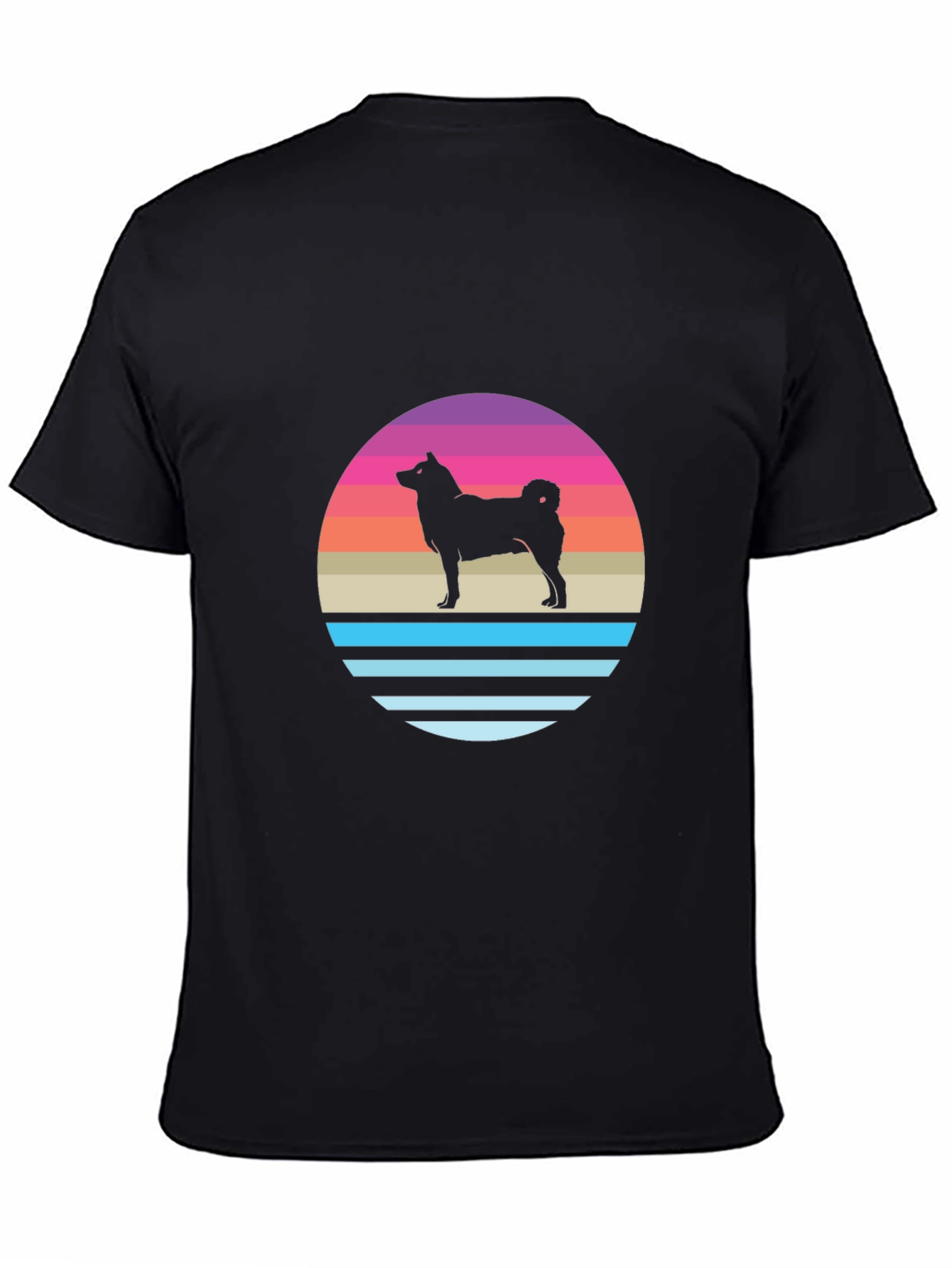 Retro Dog Silhouette T-Shirt