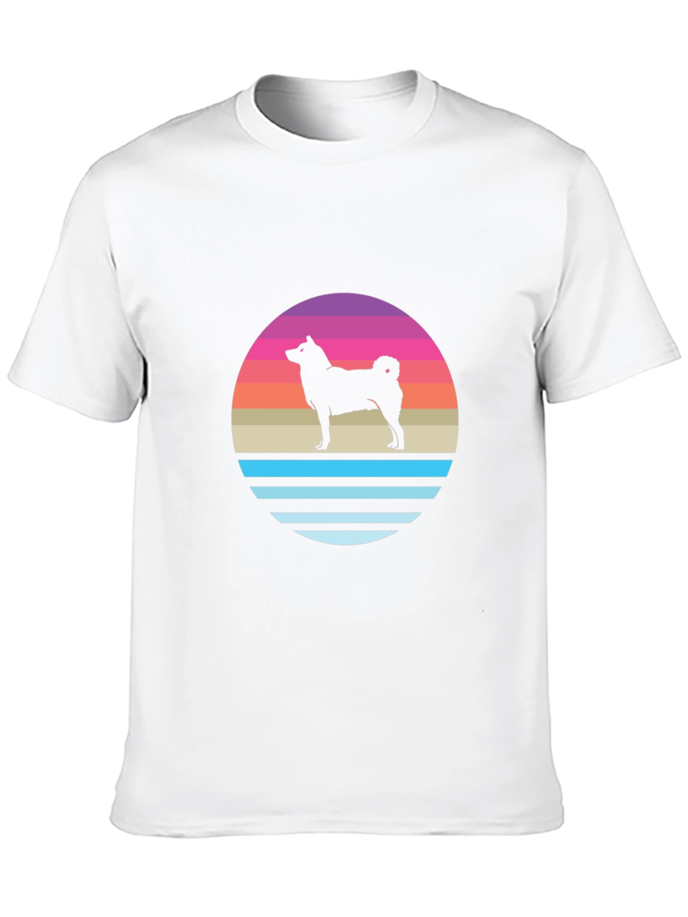 Retro Dog Silhouette T-Shirt