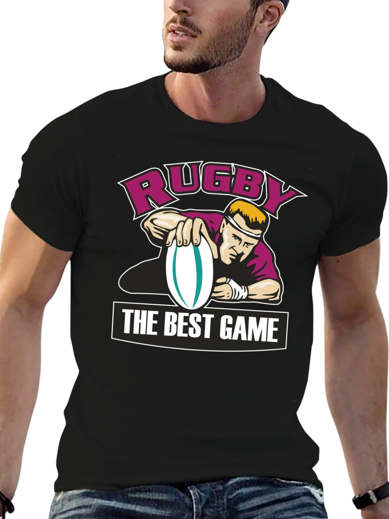 Rugby Graphic T-Shirt - The Best Game