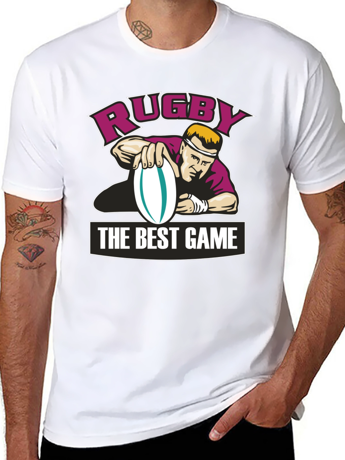 Rugby Graphic T-Shirt - The Best Game
