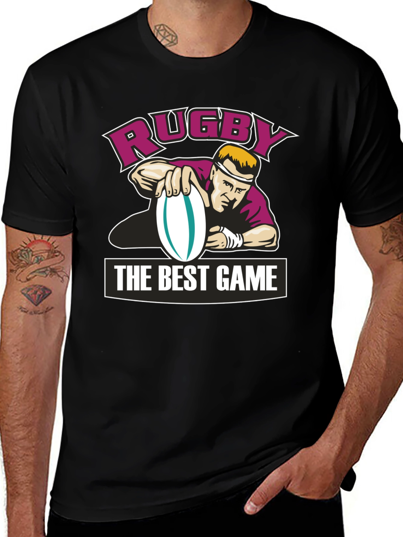 Rugby Graphic T-Shirt - The Best Game