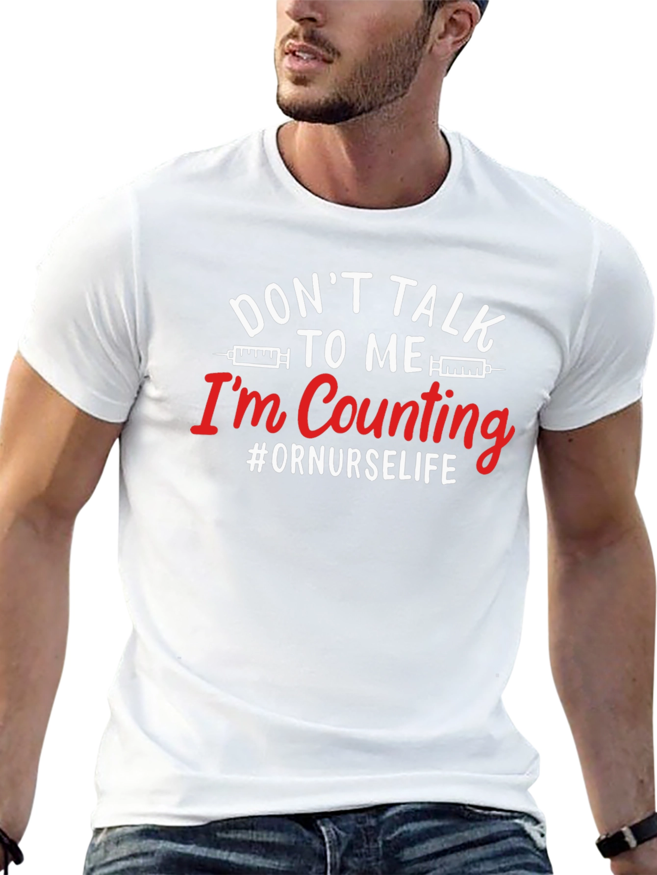 Dont Talk To Me Im Counting Nurse T-Shirt
