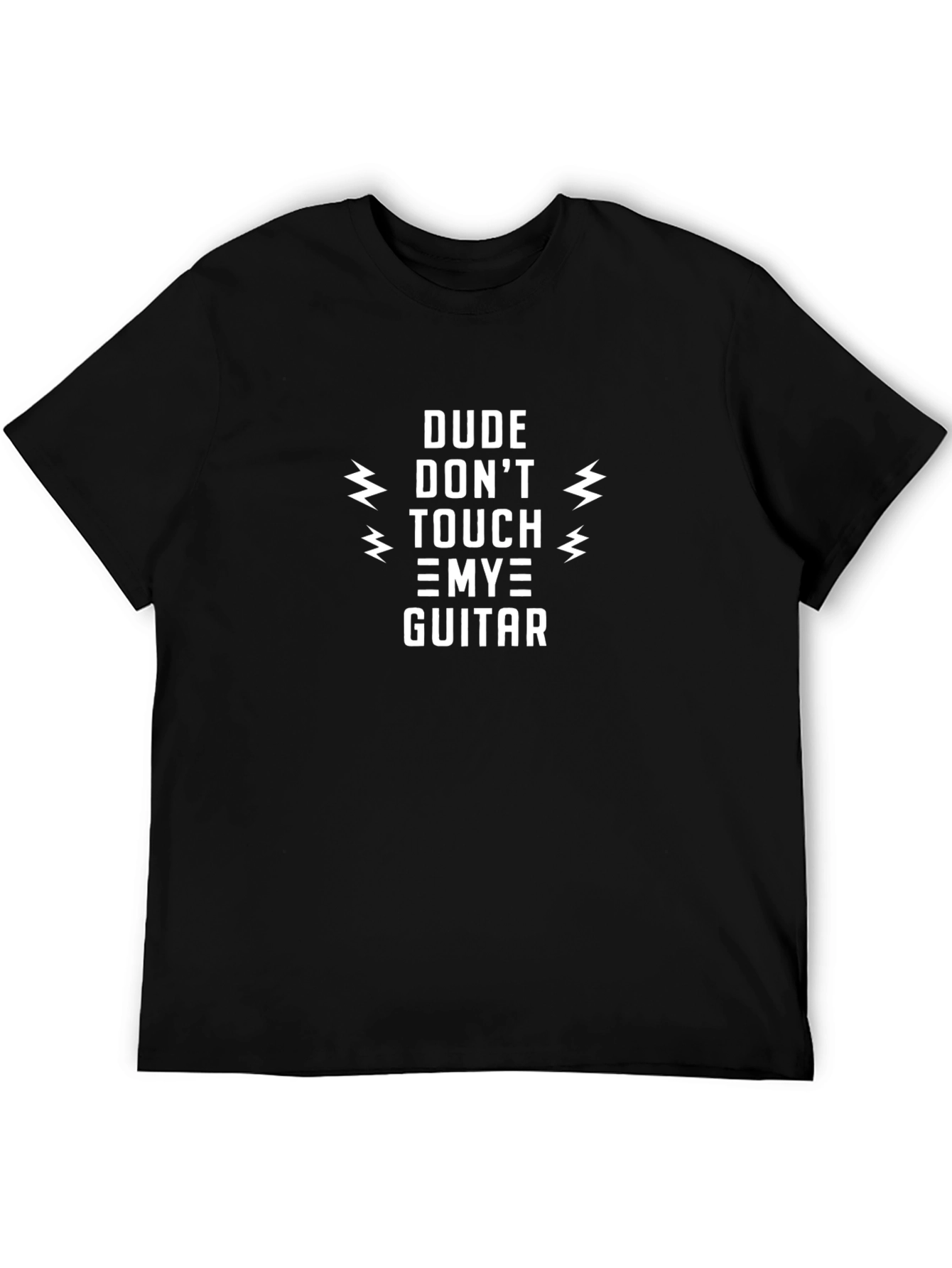 Dude Dont Touch My Guitar Graphic Tee