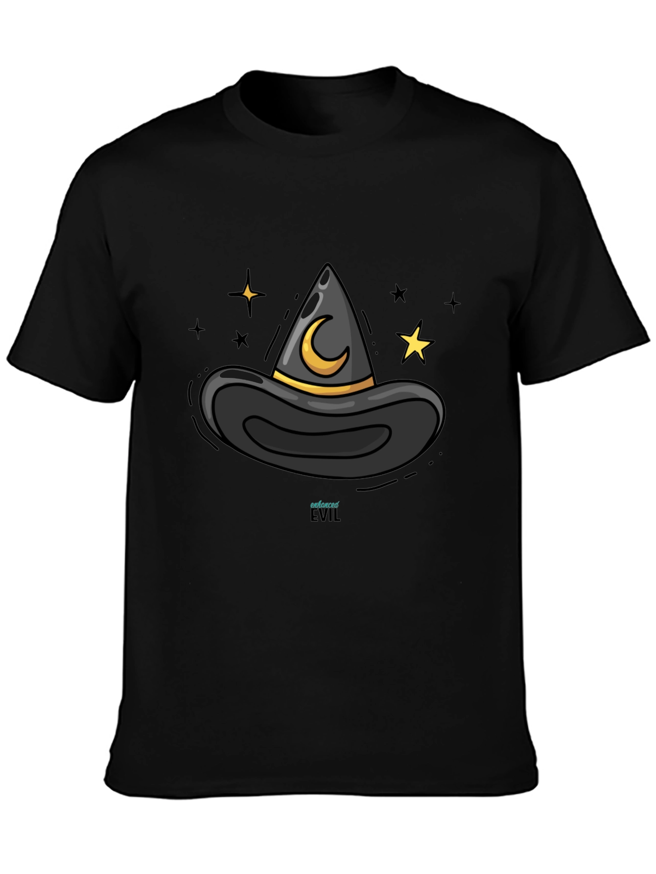 Ensorcelled Evil Witch Hat Graphic Tee