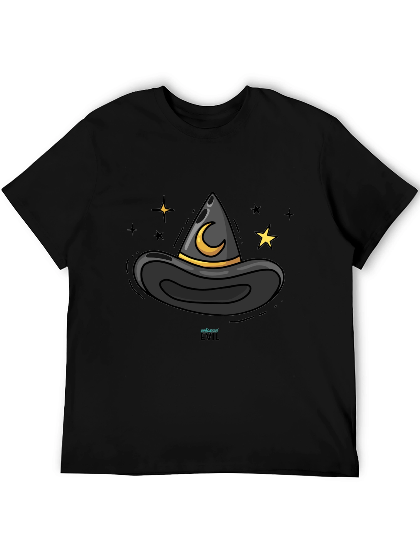 Ensorcelled Evil Witch Hat Graphic Tee