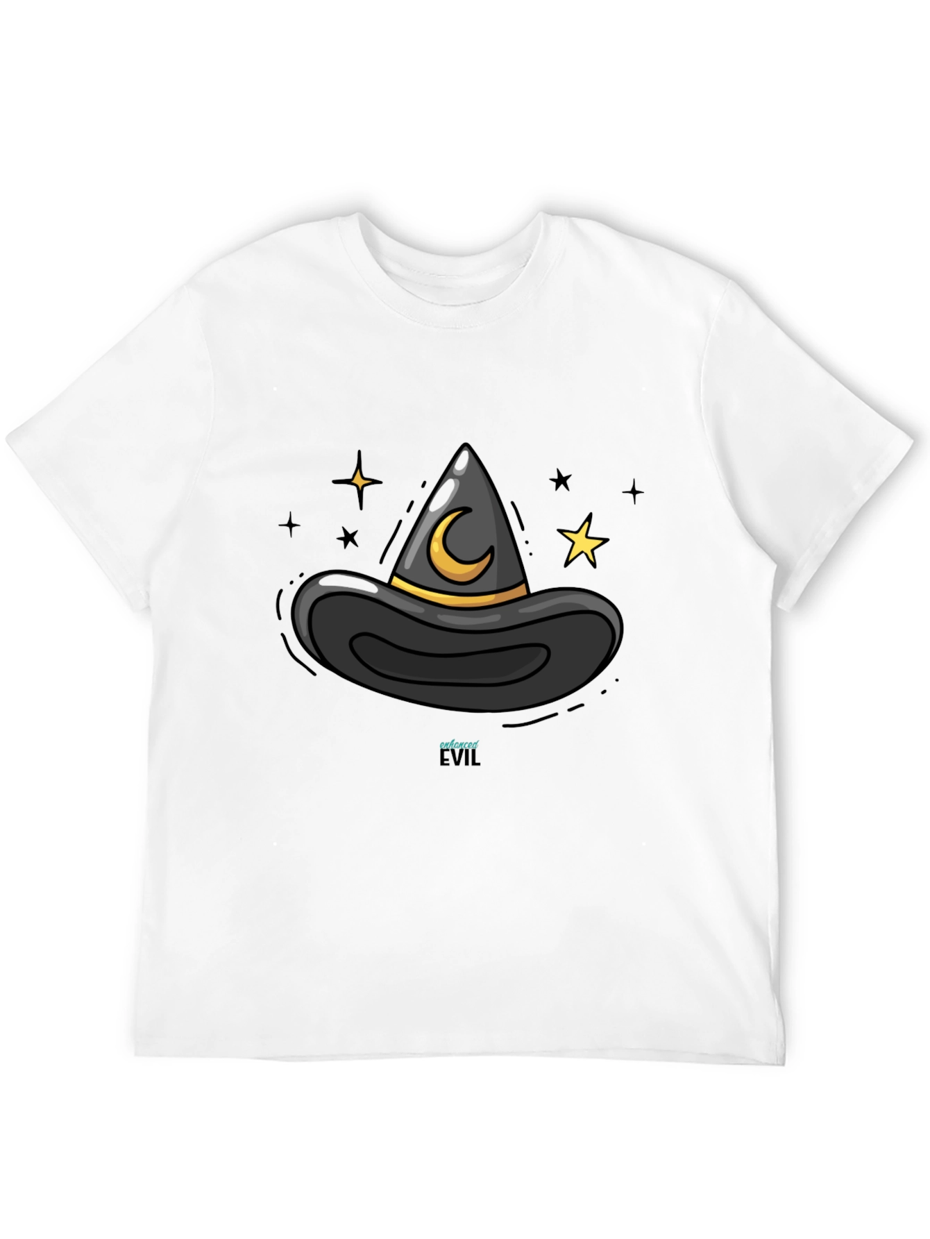 Ensorcelled Evil Witch Hat Graphic Tee