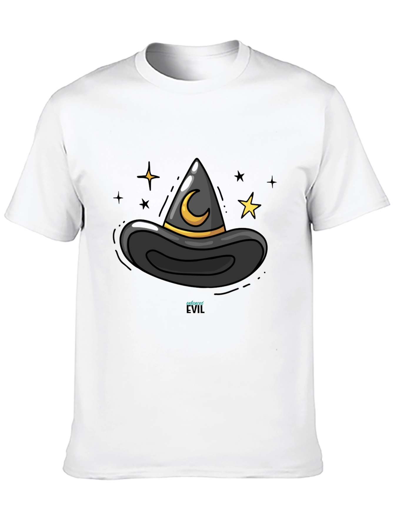 Ensorcelled Evil Witch Hat Graphic Tee