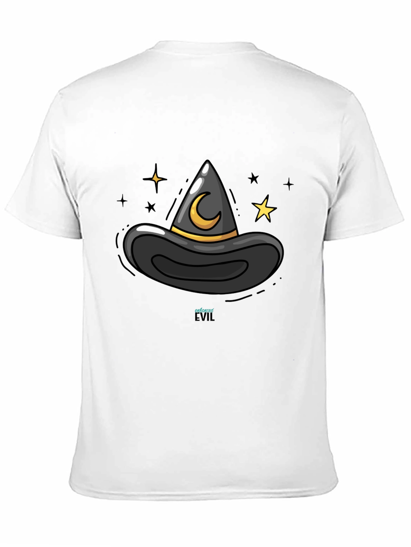 Ensorcelled Evil Witch Hat Graphic Tee