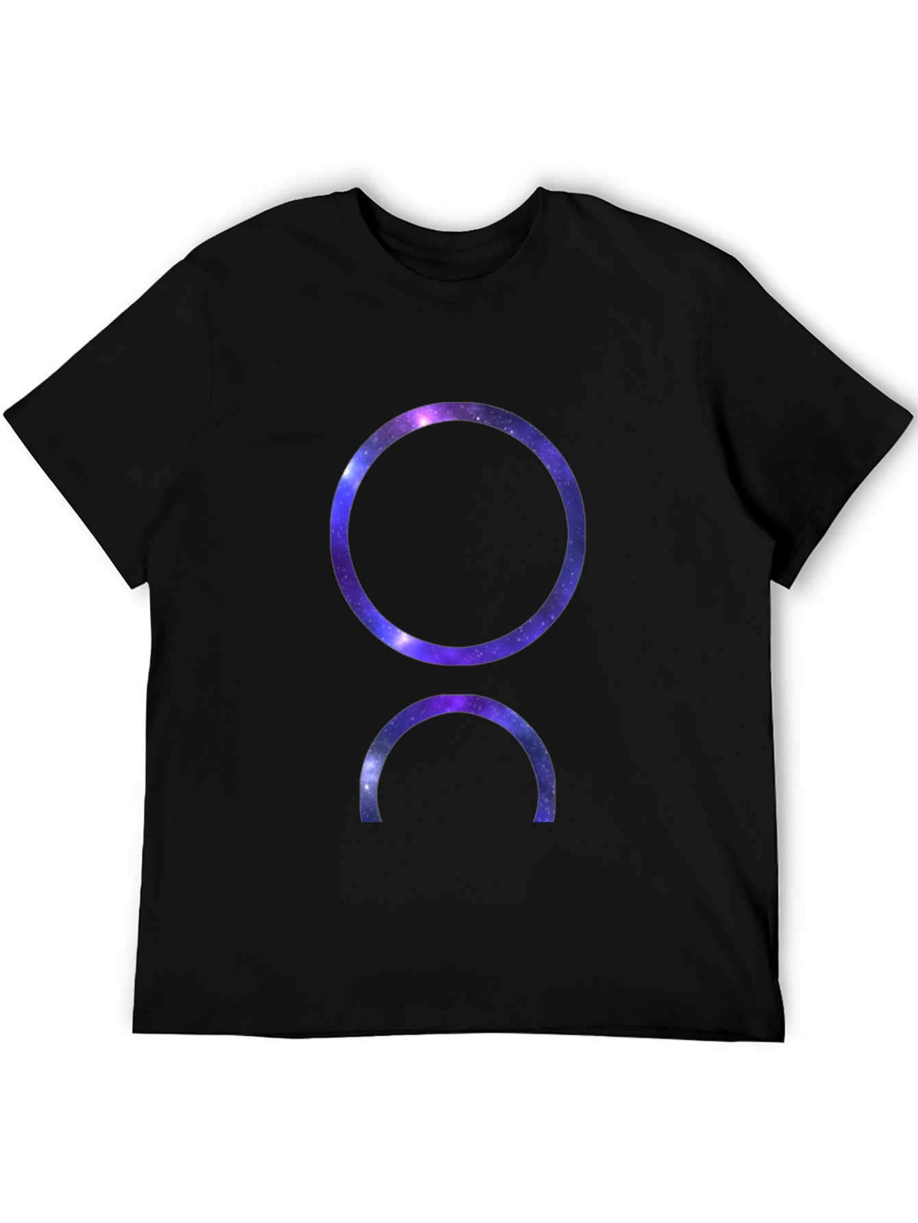 Galaxy Circle Graphic Tee - Cosmic Style