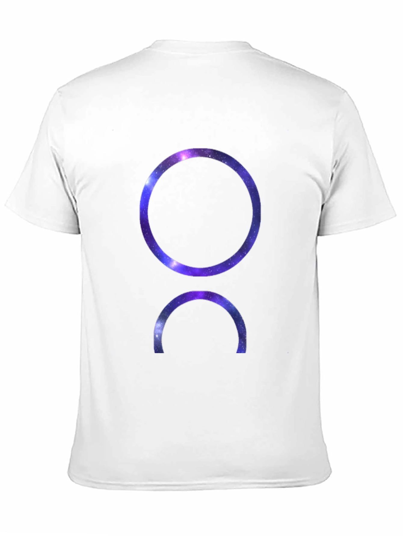 Galaxy Circle Graphic Tee - Cosmic Style