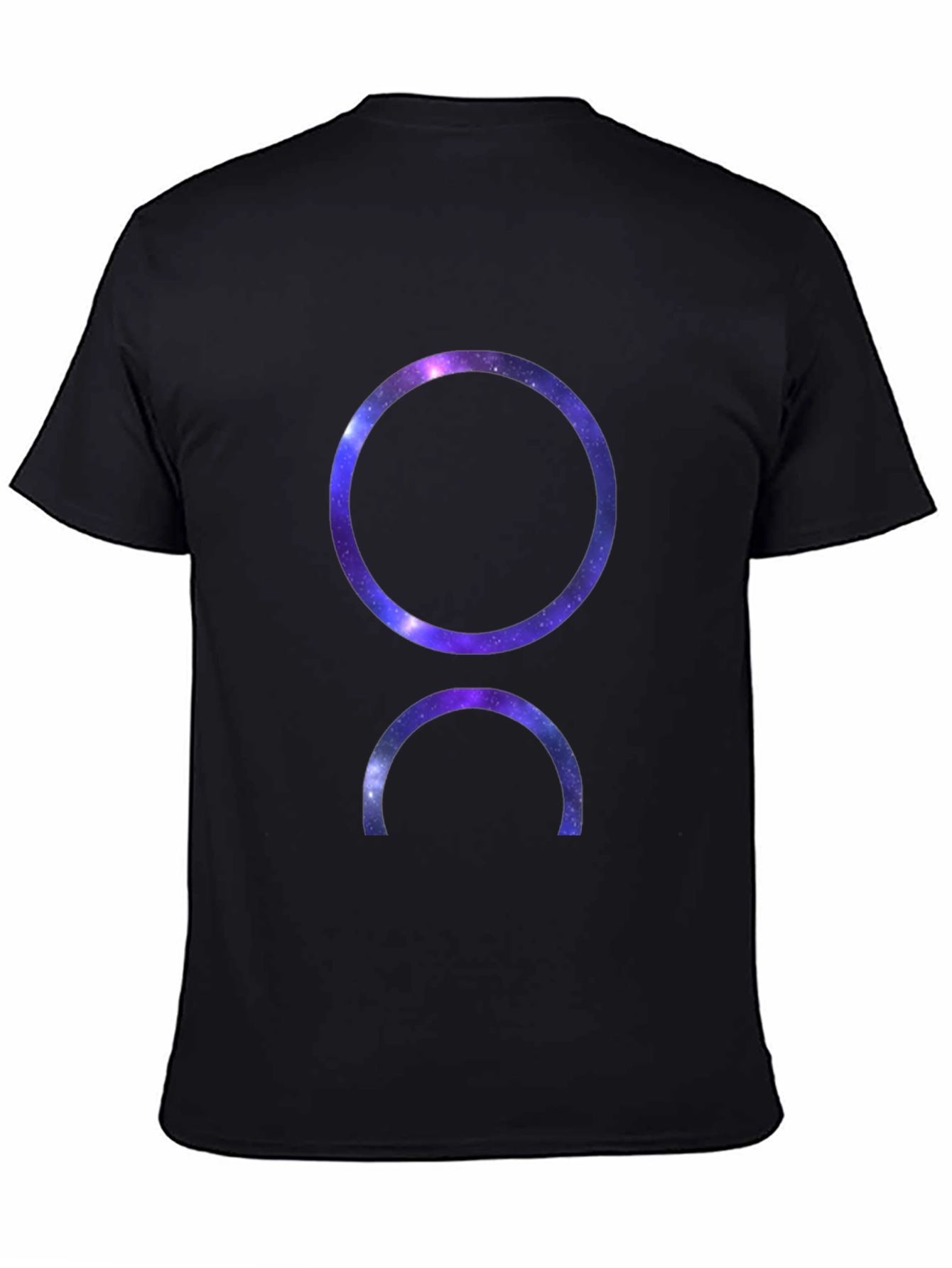 Galaxy Circle Graphic Tee - Cosmic Style