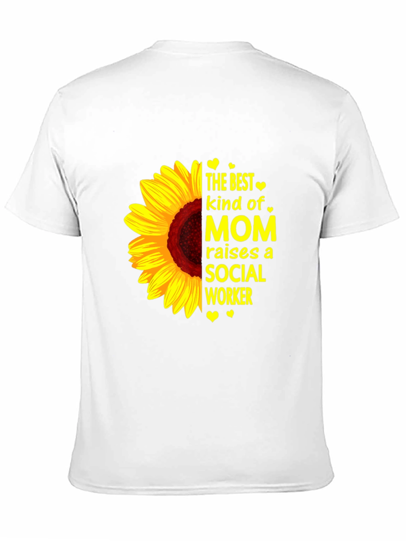 Sunflower Social Worker Mom T-Shirt