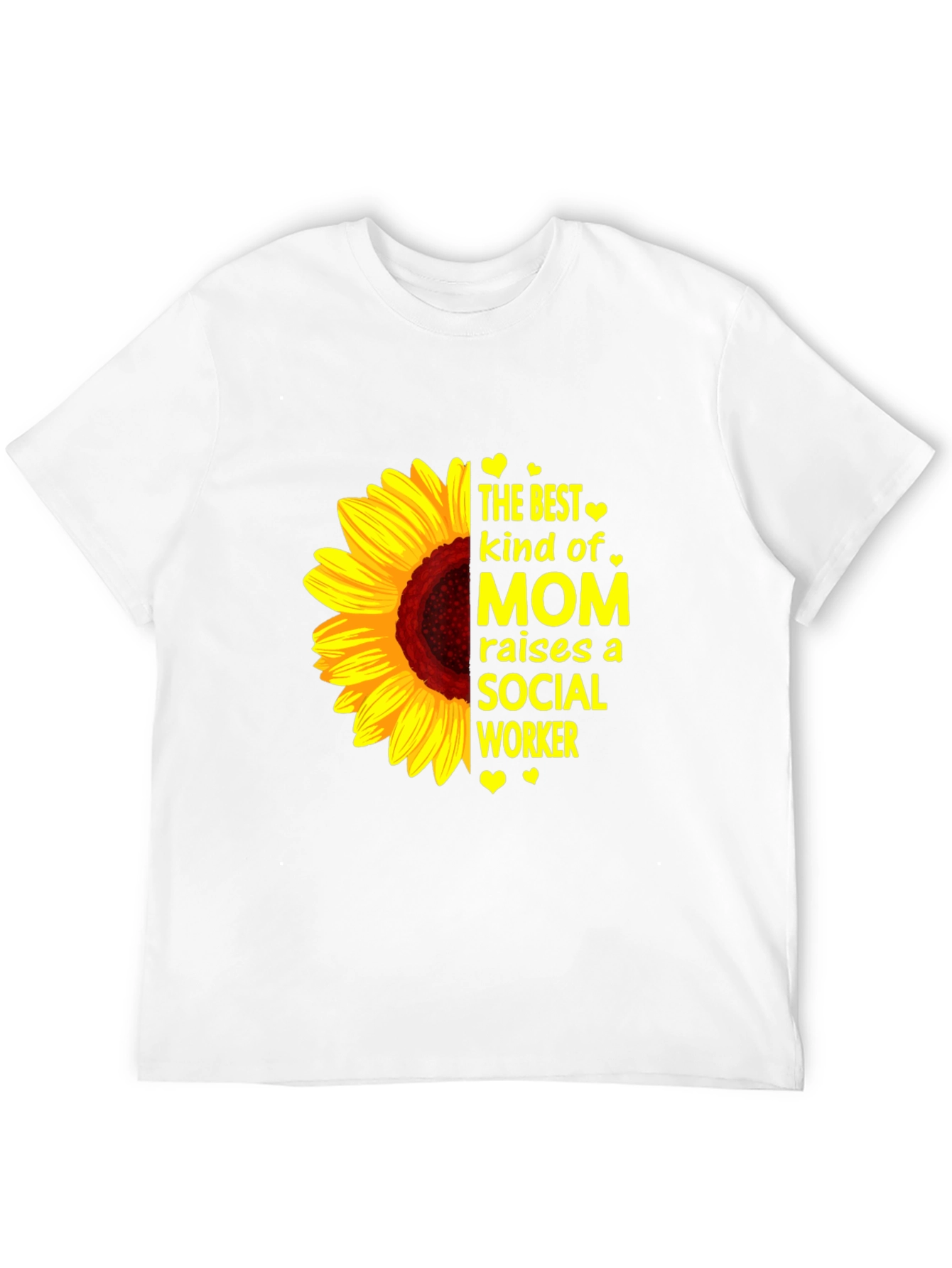 Sunflower Social Worker Mom T-Shirt