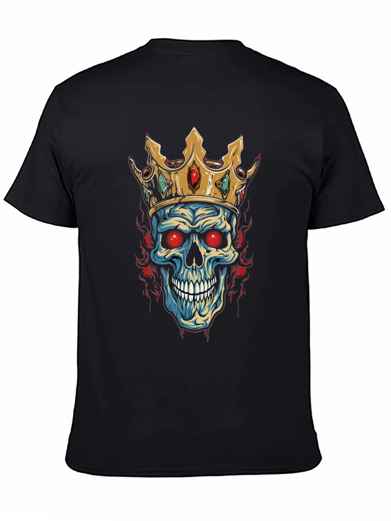 Skull King Graphic Tee - Black T-Shirt