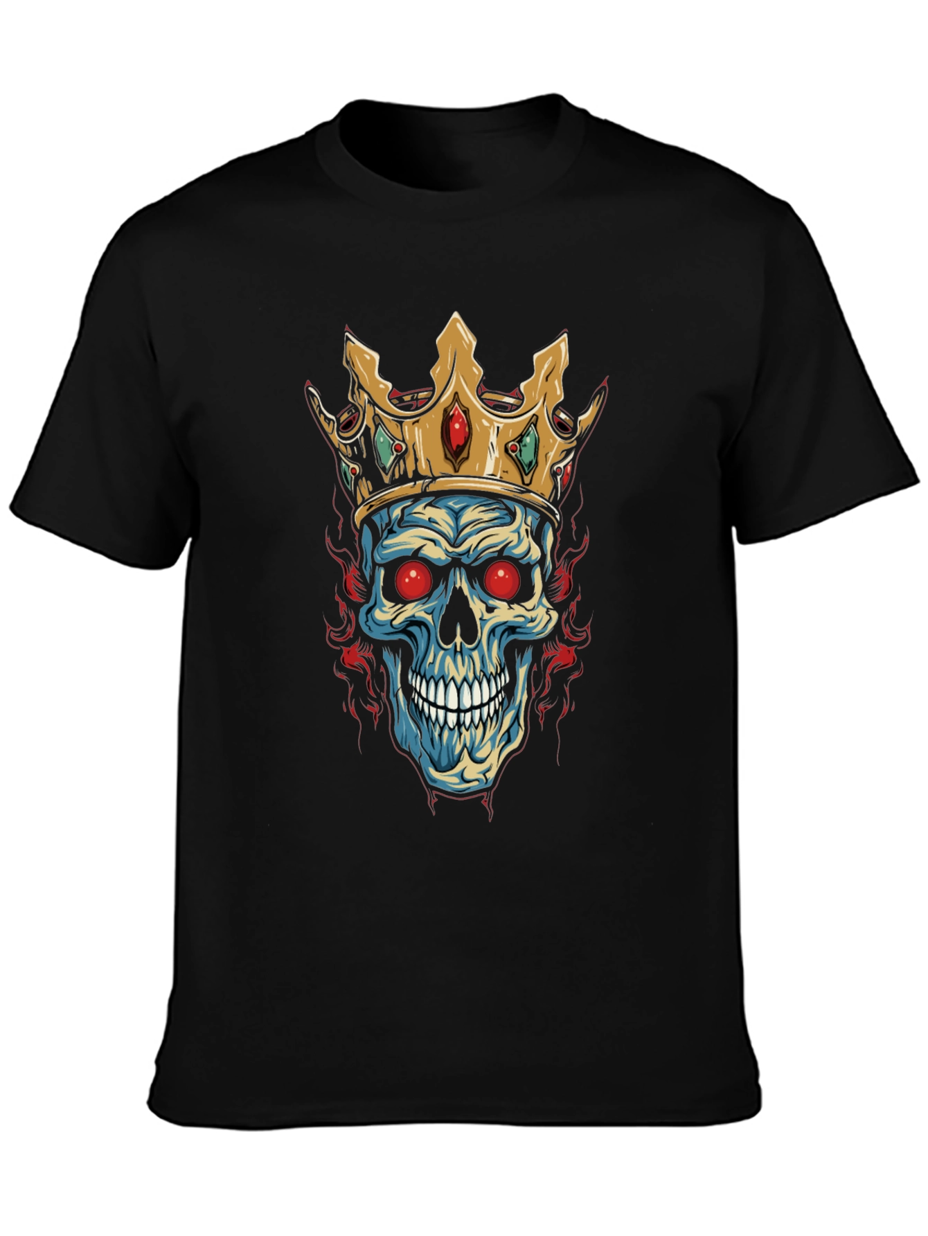 Skull King Graphic Tee - Black T-Shirt