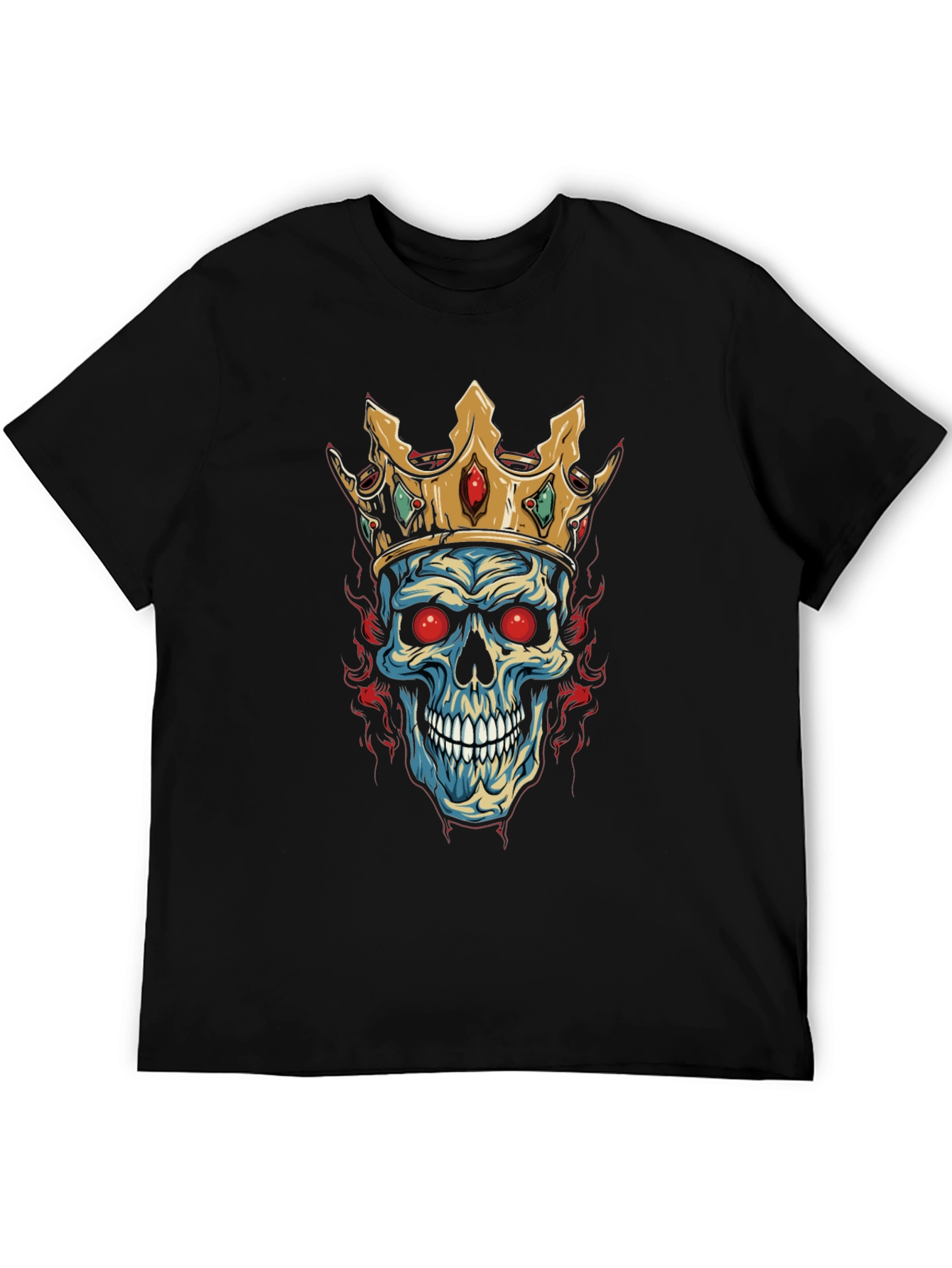 Skull King Graphic Tee - Black T-Shirt