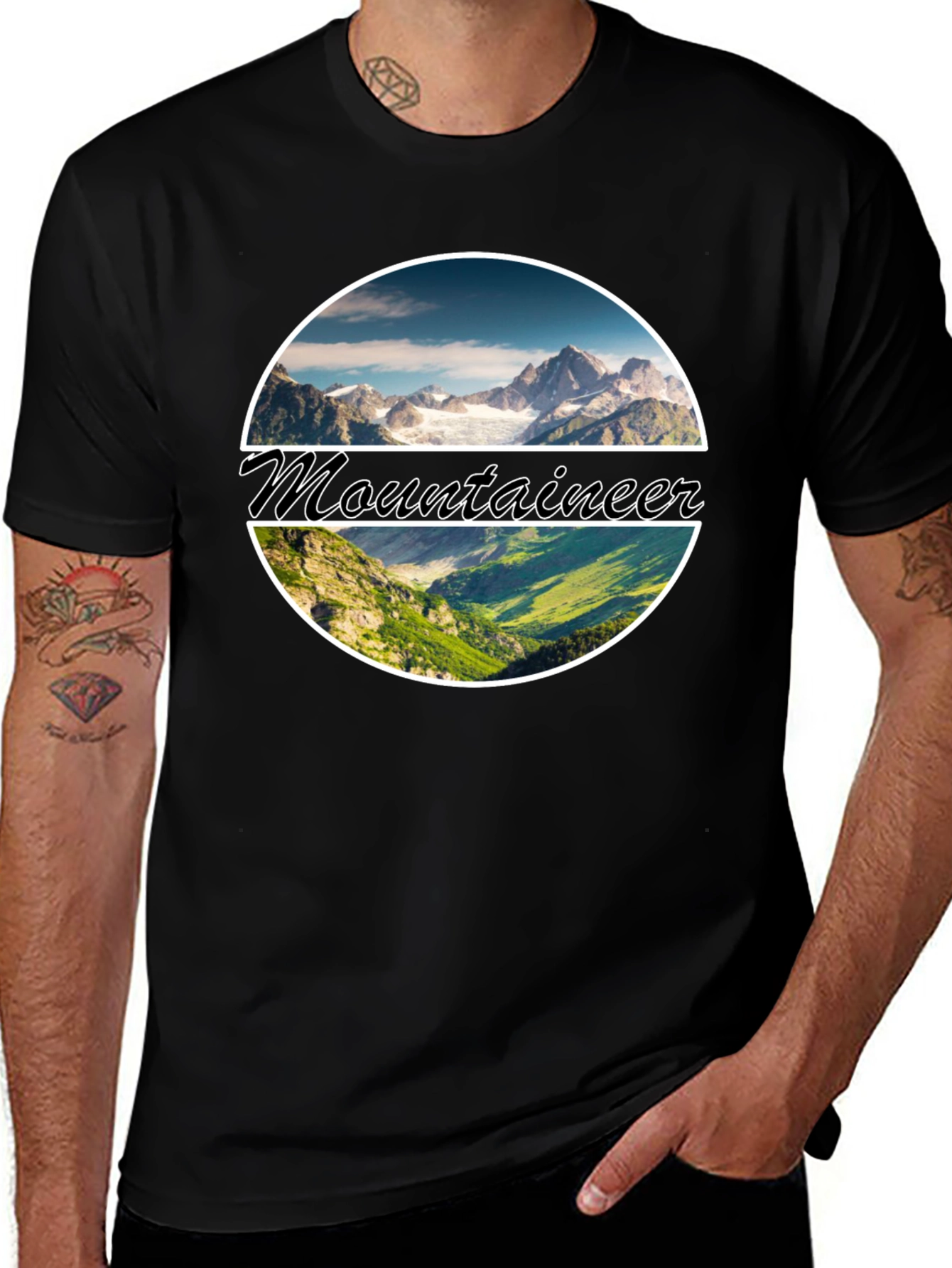 Mountaineer Graphic Tee - Nature Lovers Shirt
