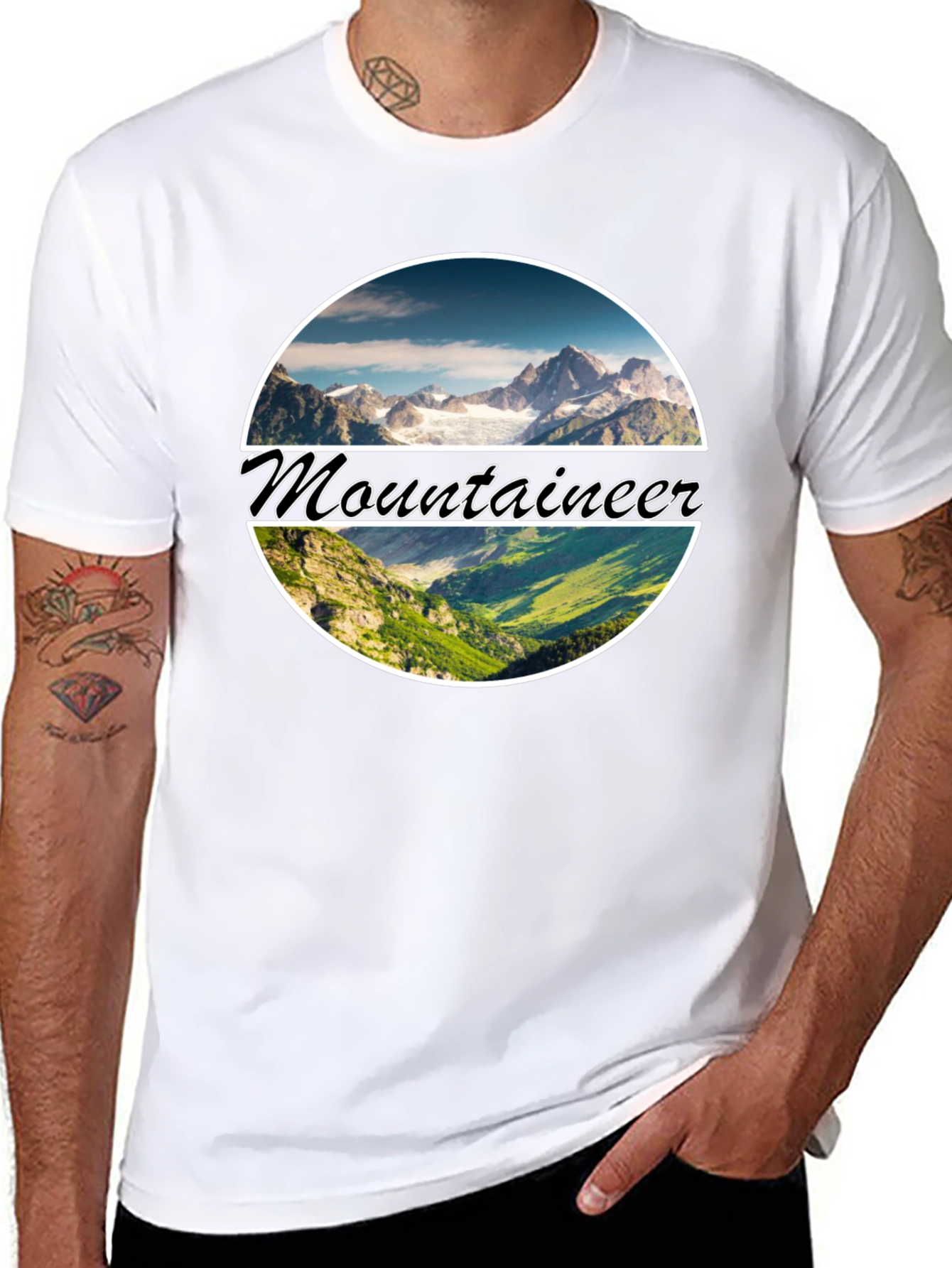 Mountaineer Graphic Tee - Nature Lovers Shirt