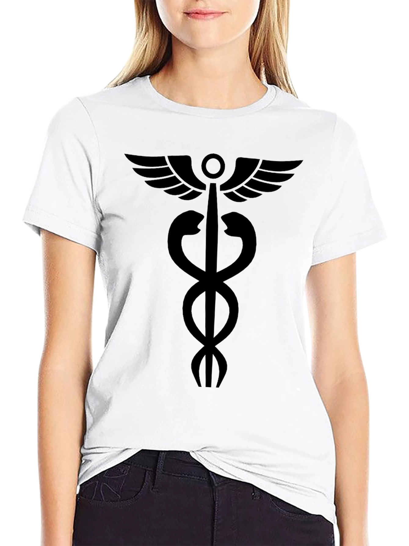 Caduceus T-Shirt - Medical Symbol Tee