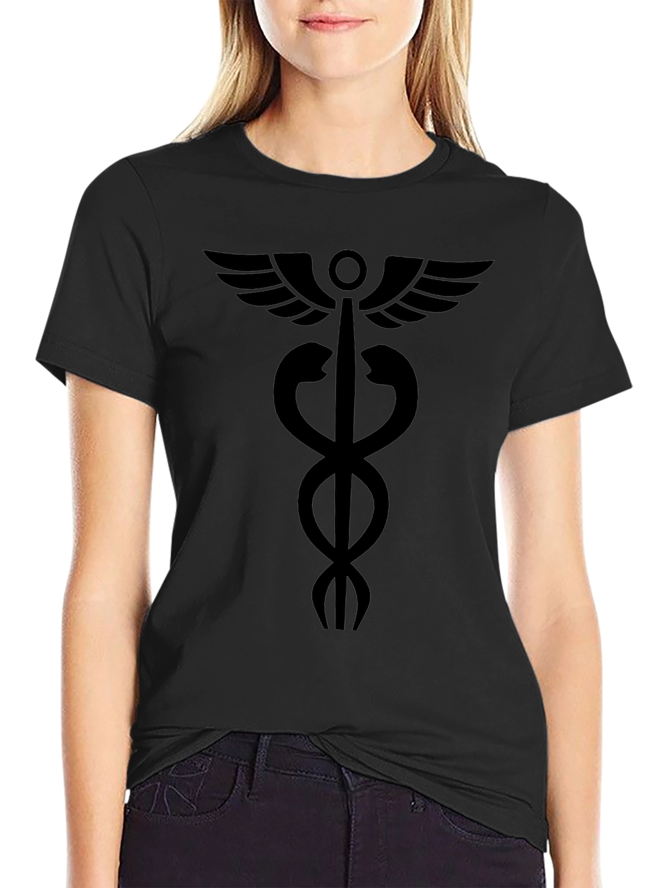 Caduceus T-Shirt - Medical Symbol Tee
