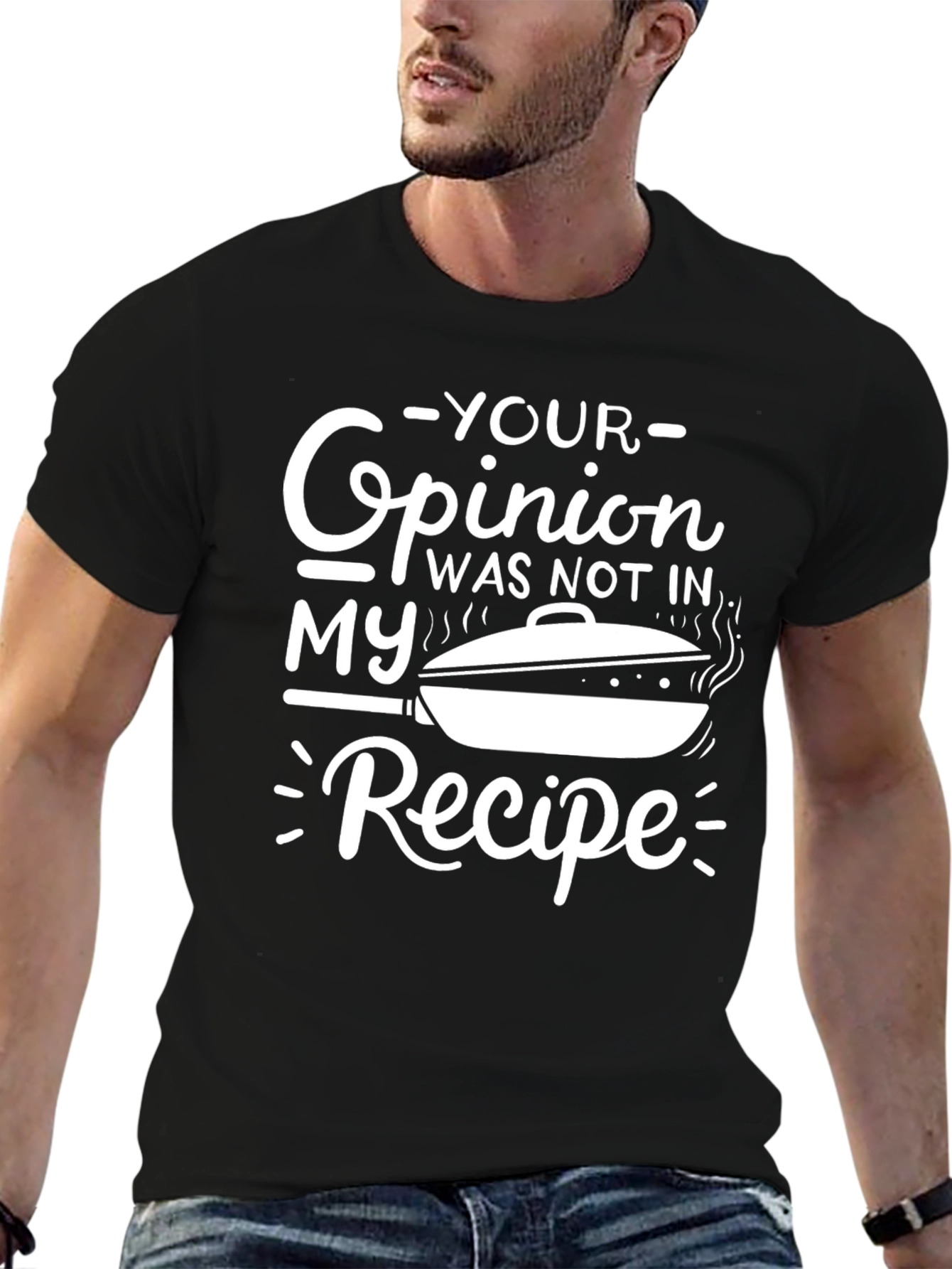 Opinion Recipe Graphic Tee - Cooking Humor T-Shirt