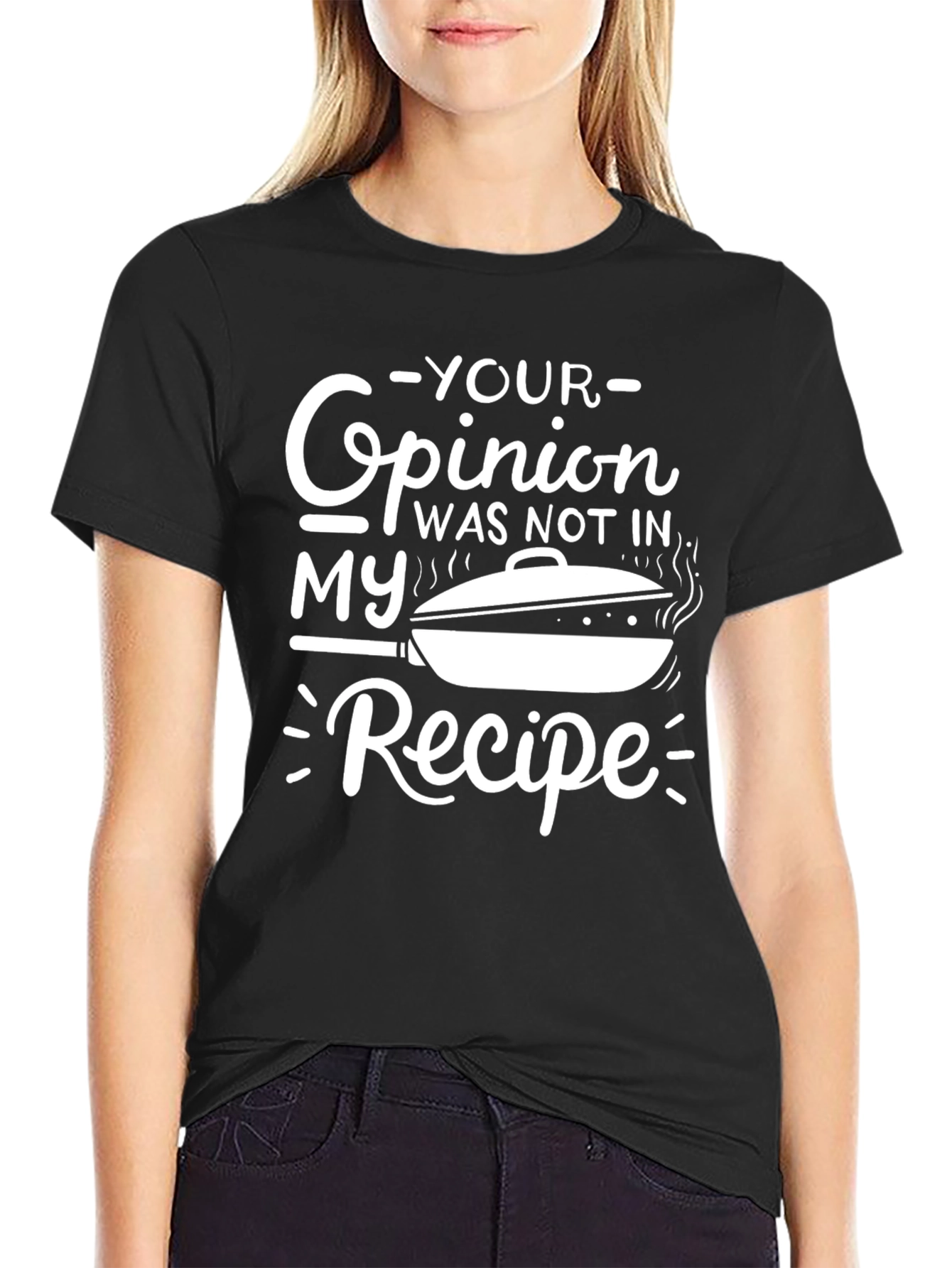 Opinion Recipe Graphic Tee - Cooking Humor T-Shirt
