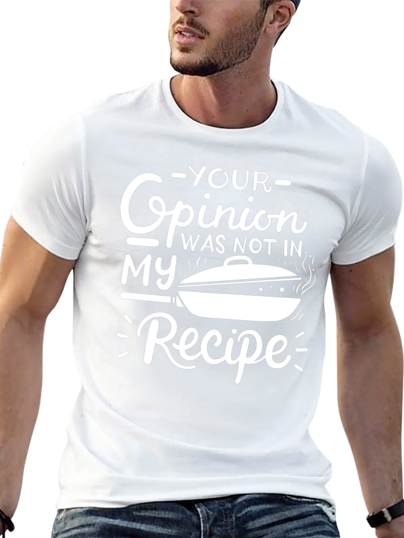 Opinion Recipe Graphic Tee - Cooking Humor T-Shirt