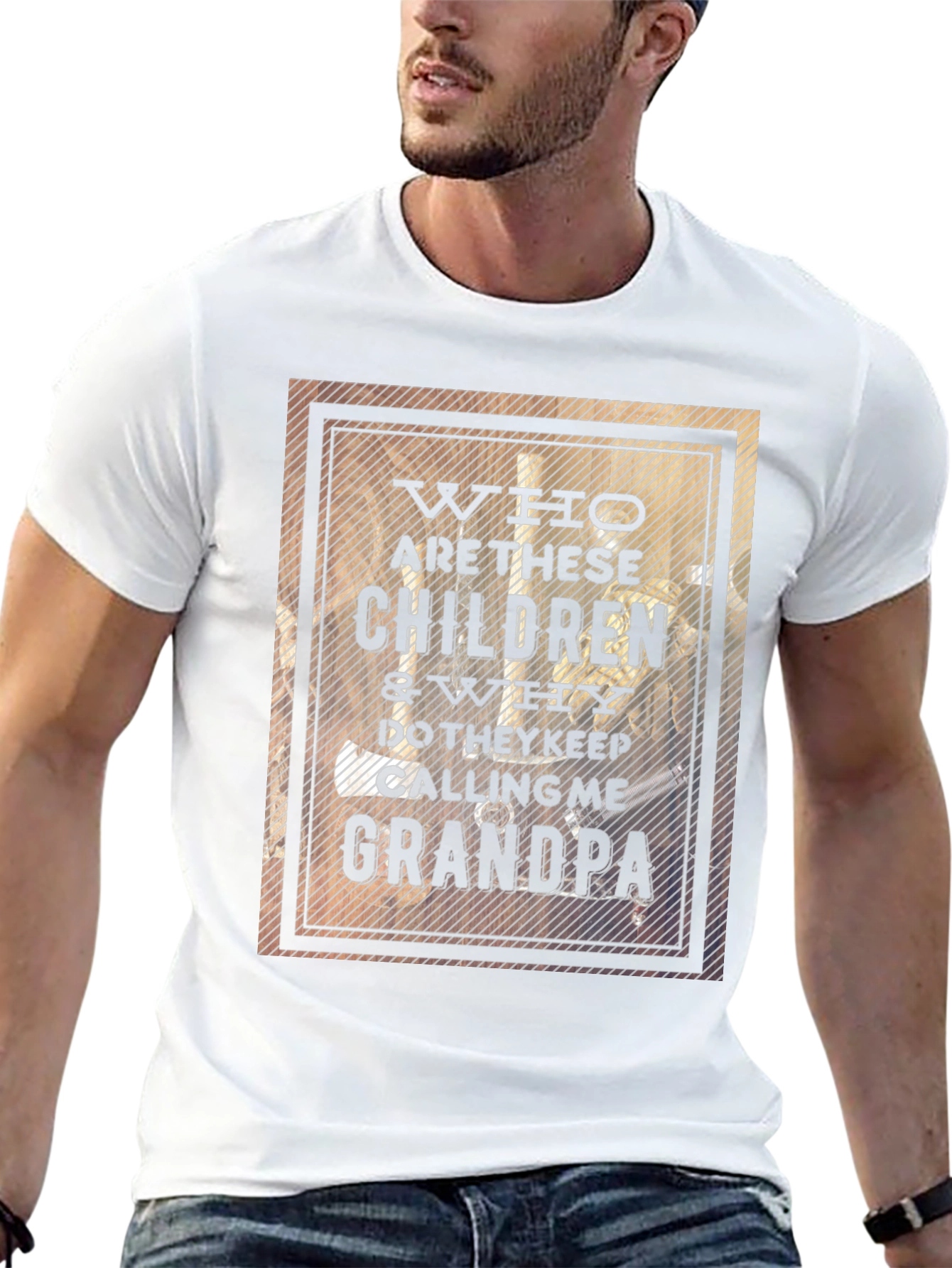 Who Are These Children? Grandpa T-Shirt