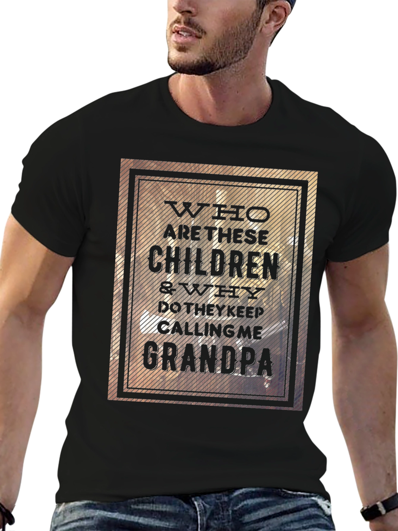 Who Are These Children? Grandpa T-Shirt