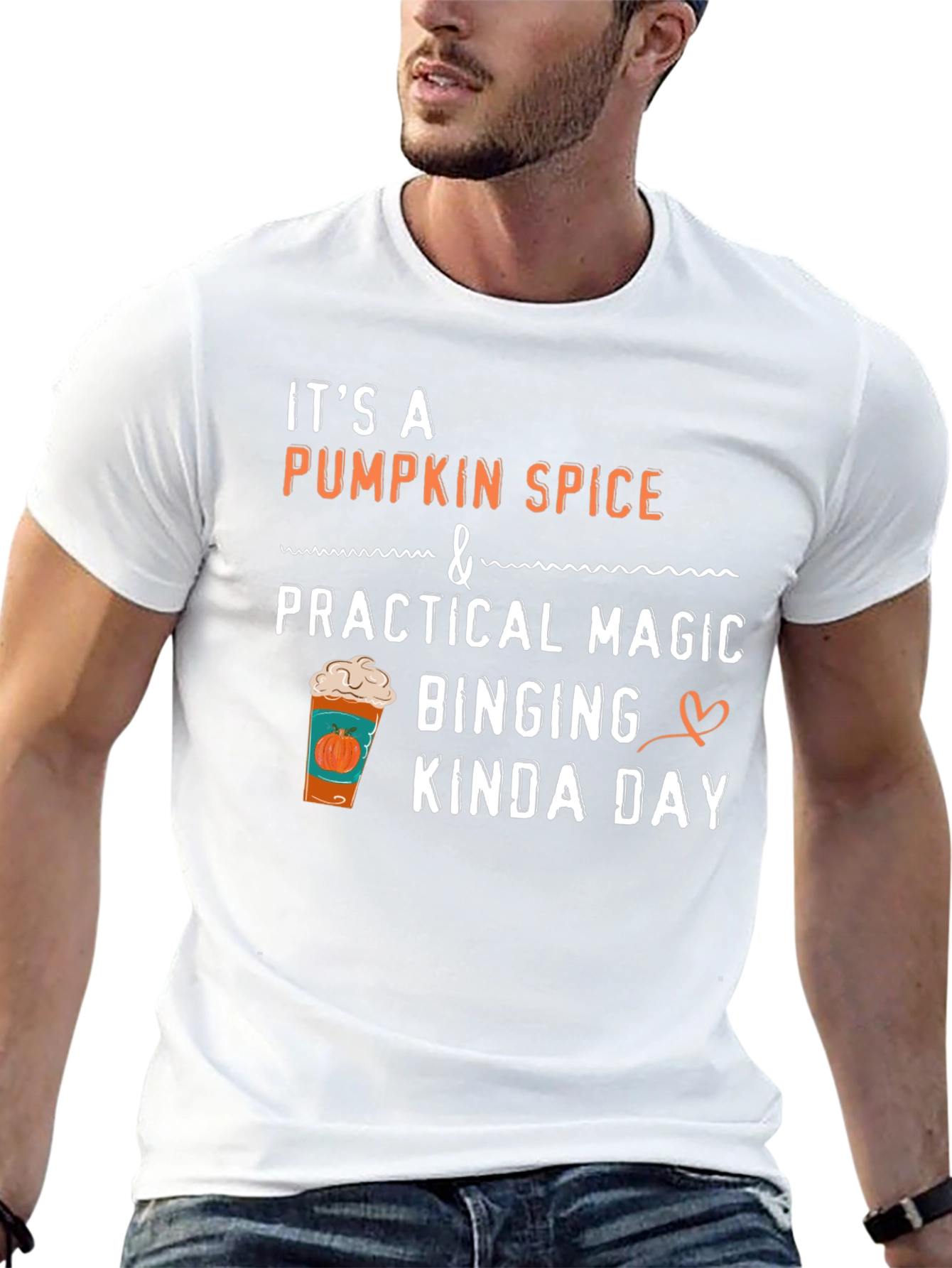 Pumpkin Spice Magic Binging Kinda Day T-Shirt