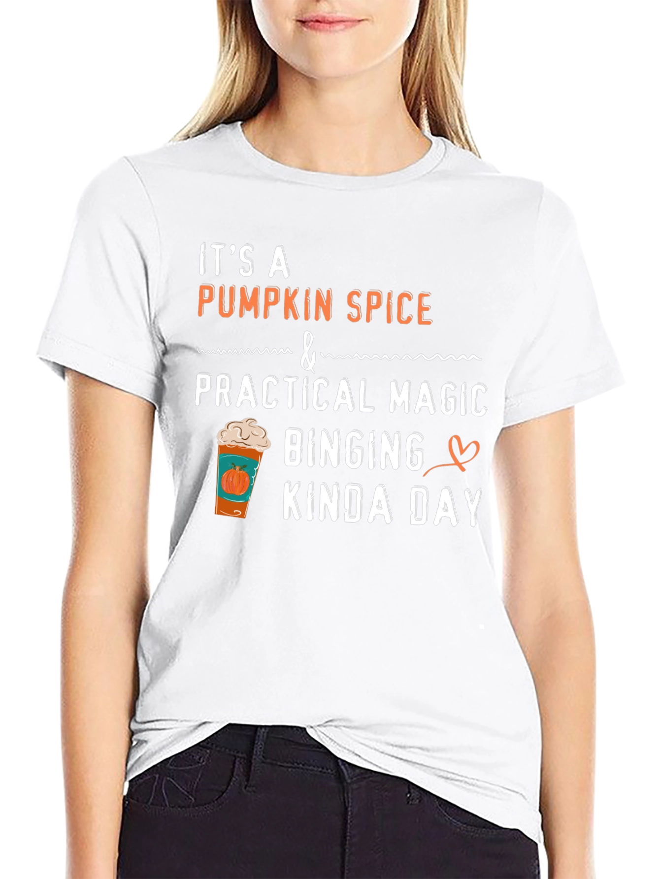 Pumpkin Spice Magic Binging Kinda Day T-Shirt