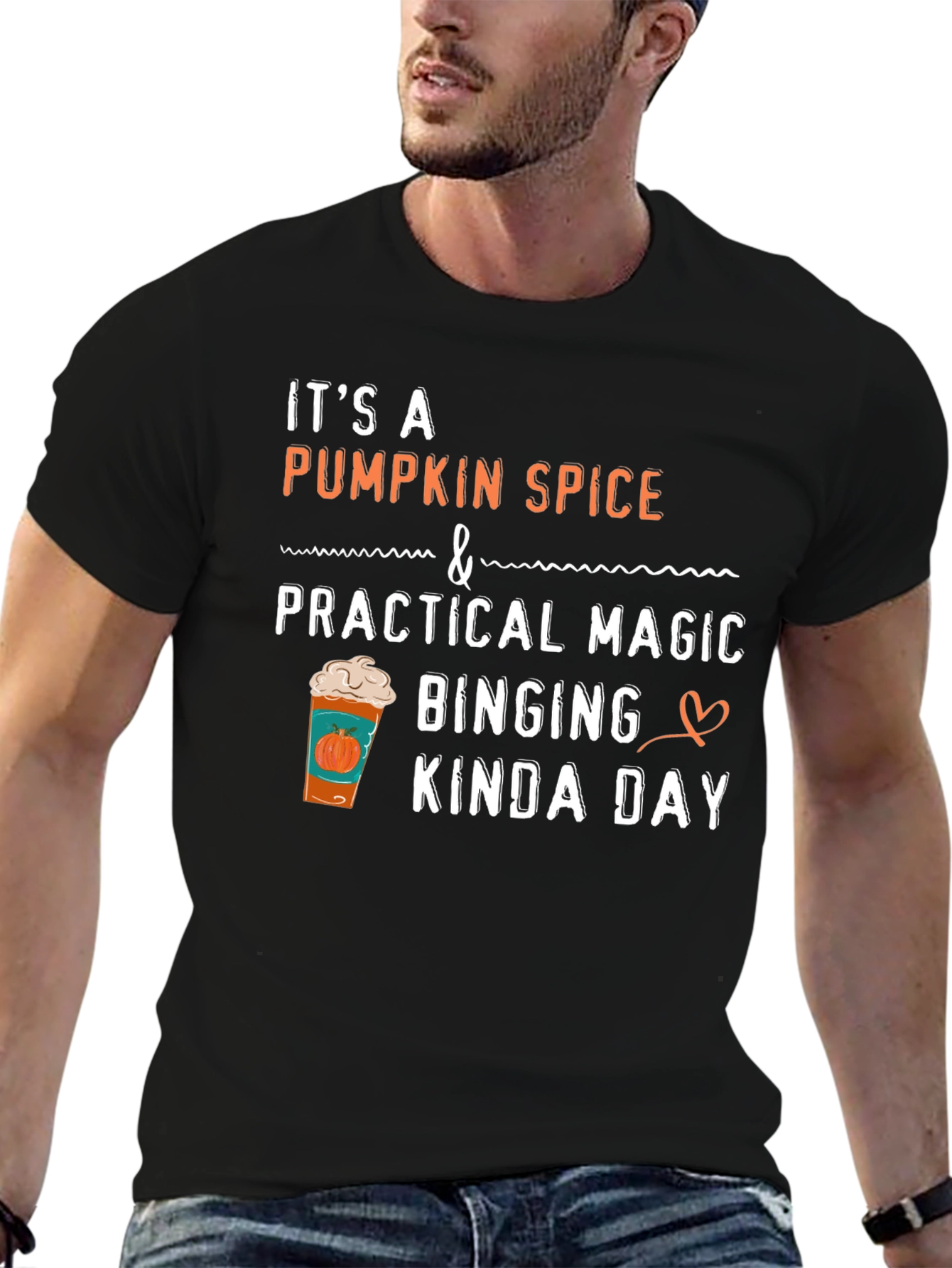 Pumpkin Spice Magic Binging Kinda Day T-Shirt