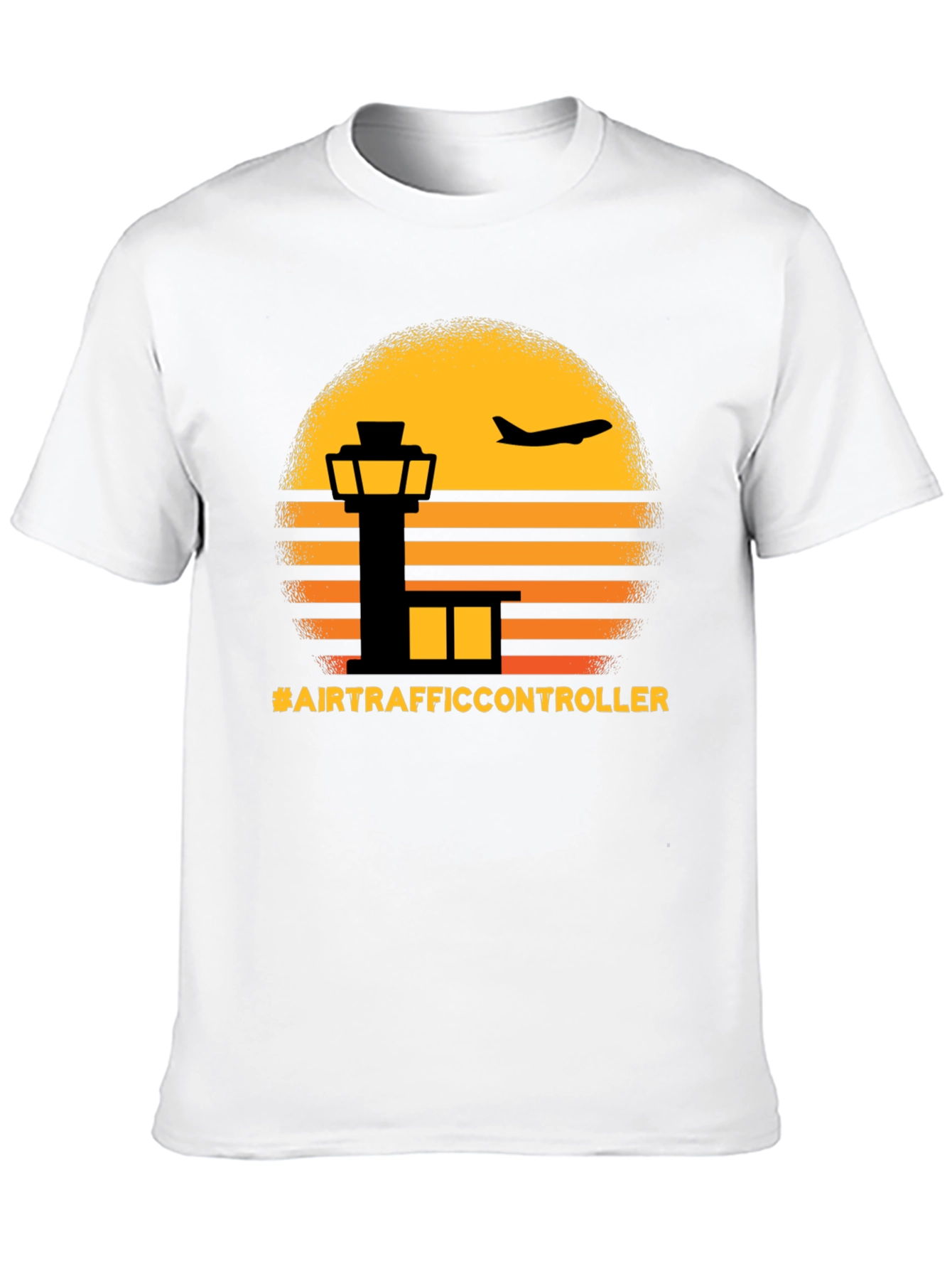 Air Traffic Controller Sunset Graphic Tee