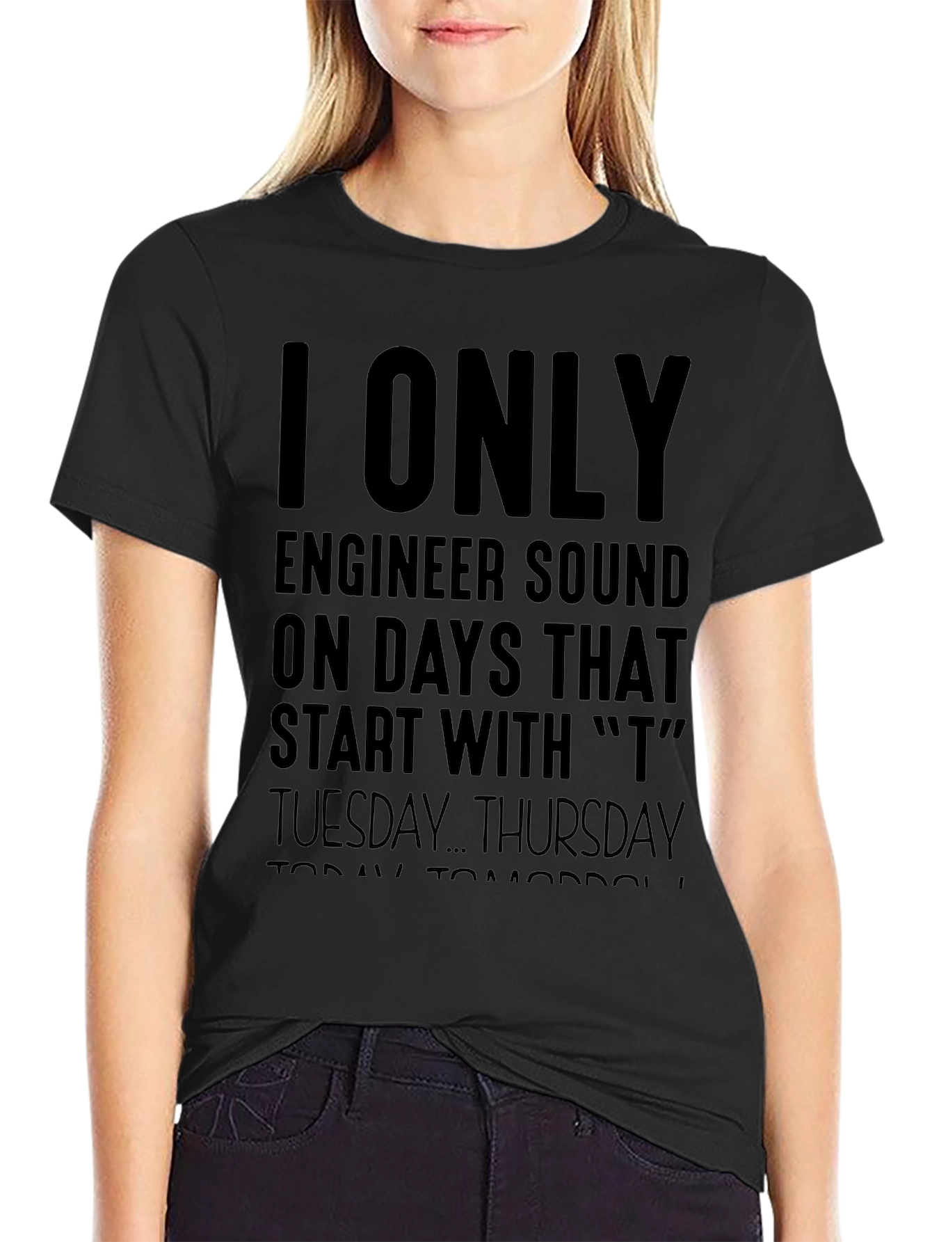 Sound Engineer T Days T-Shirt