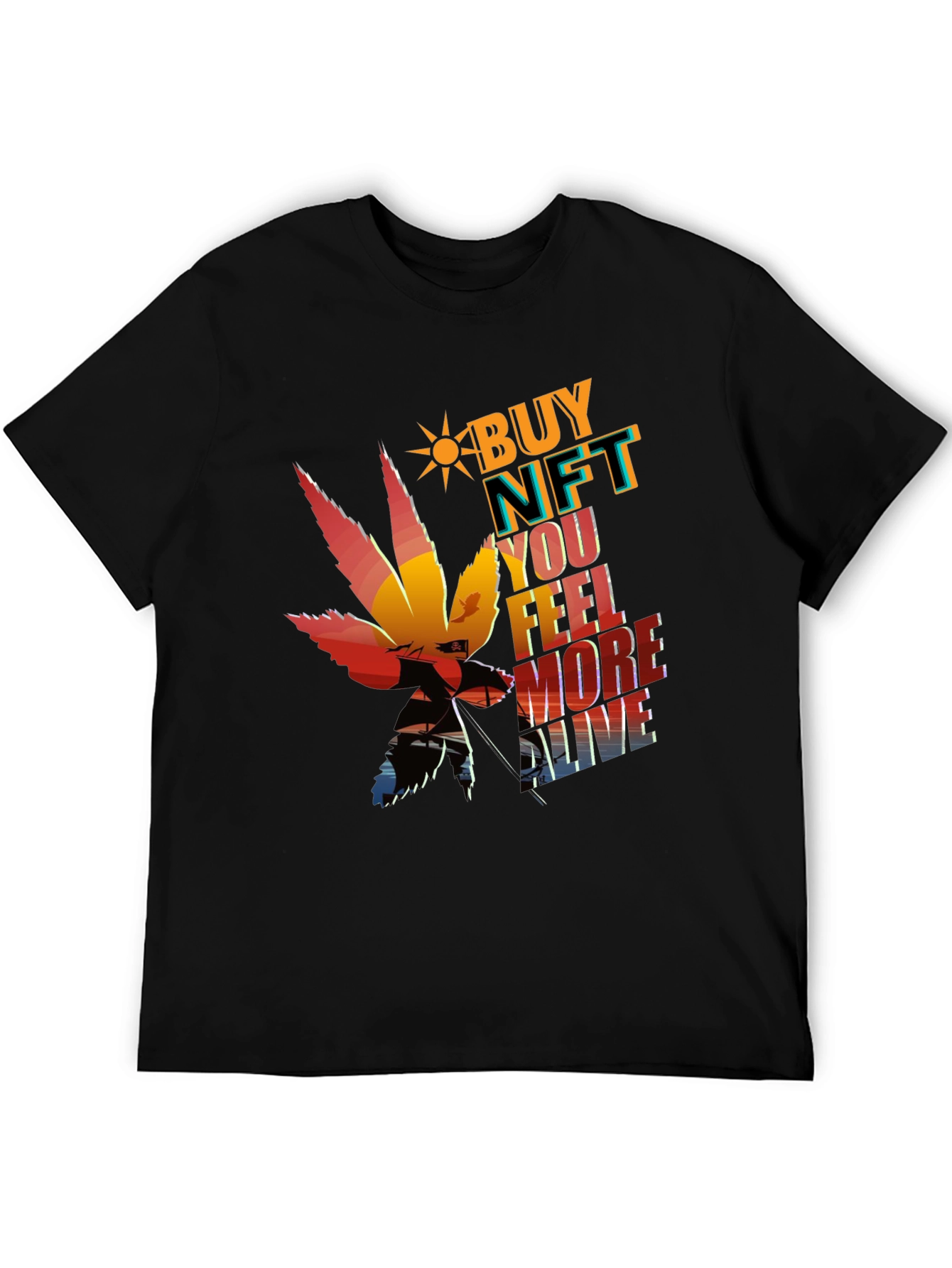 Buy NFT Feel More Alive Graphic Tee