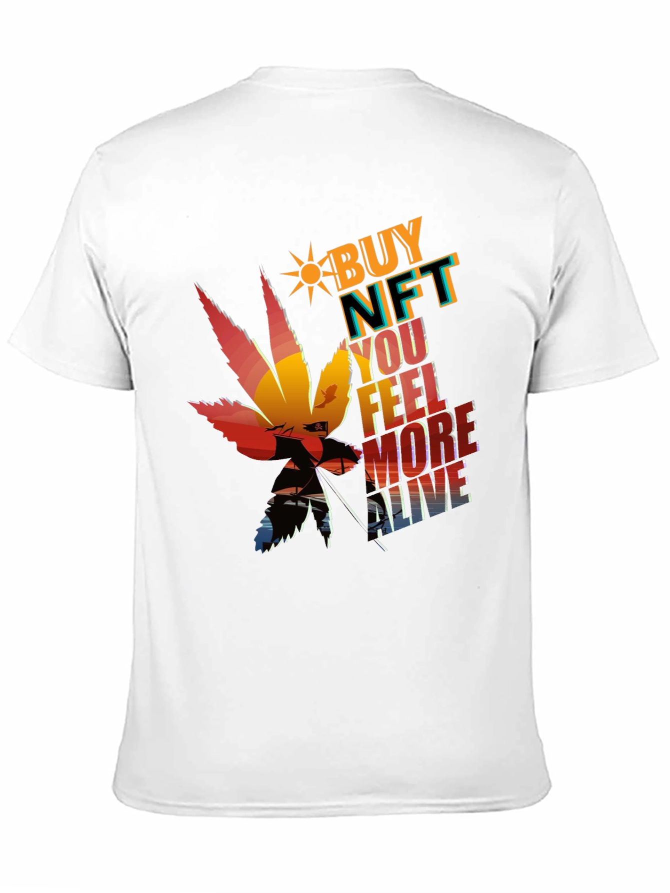 Buy NFT Feel More Alive Graphic Tee