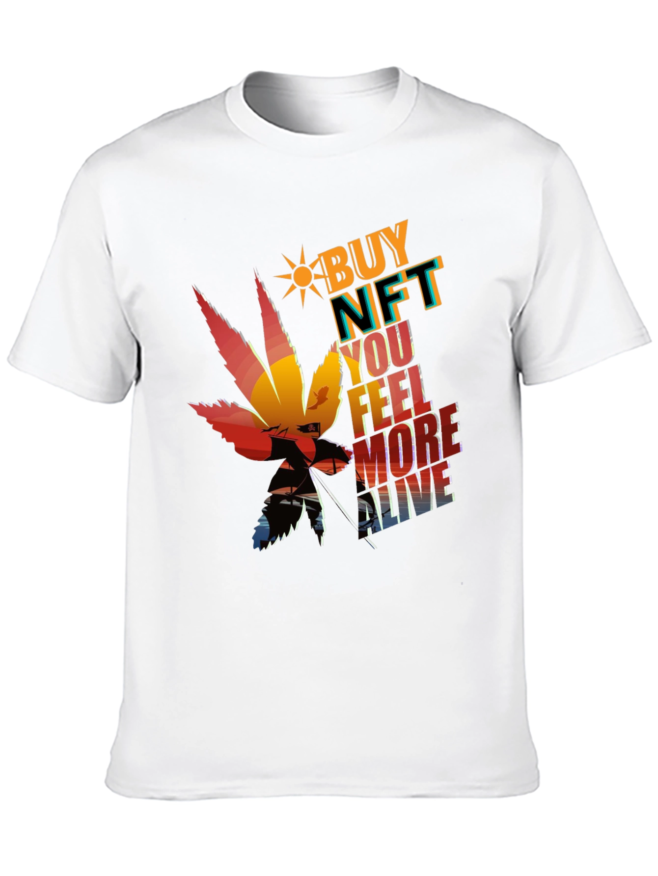 Buy NFT Feel More Alive Graphic Tee