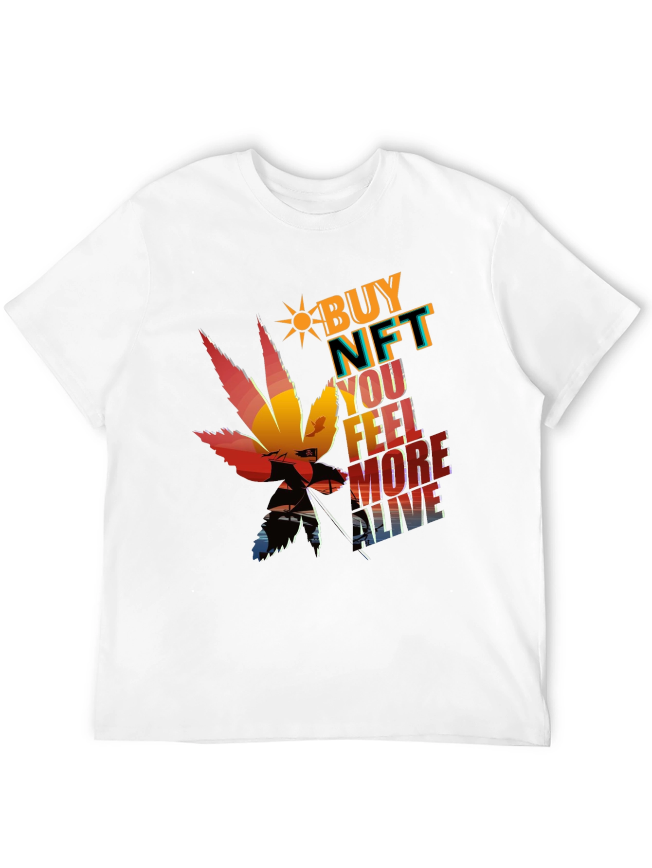 Buy NFT Feel More Alive Graphic Tee