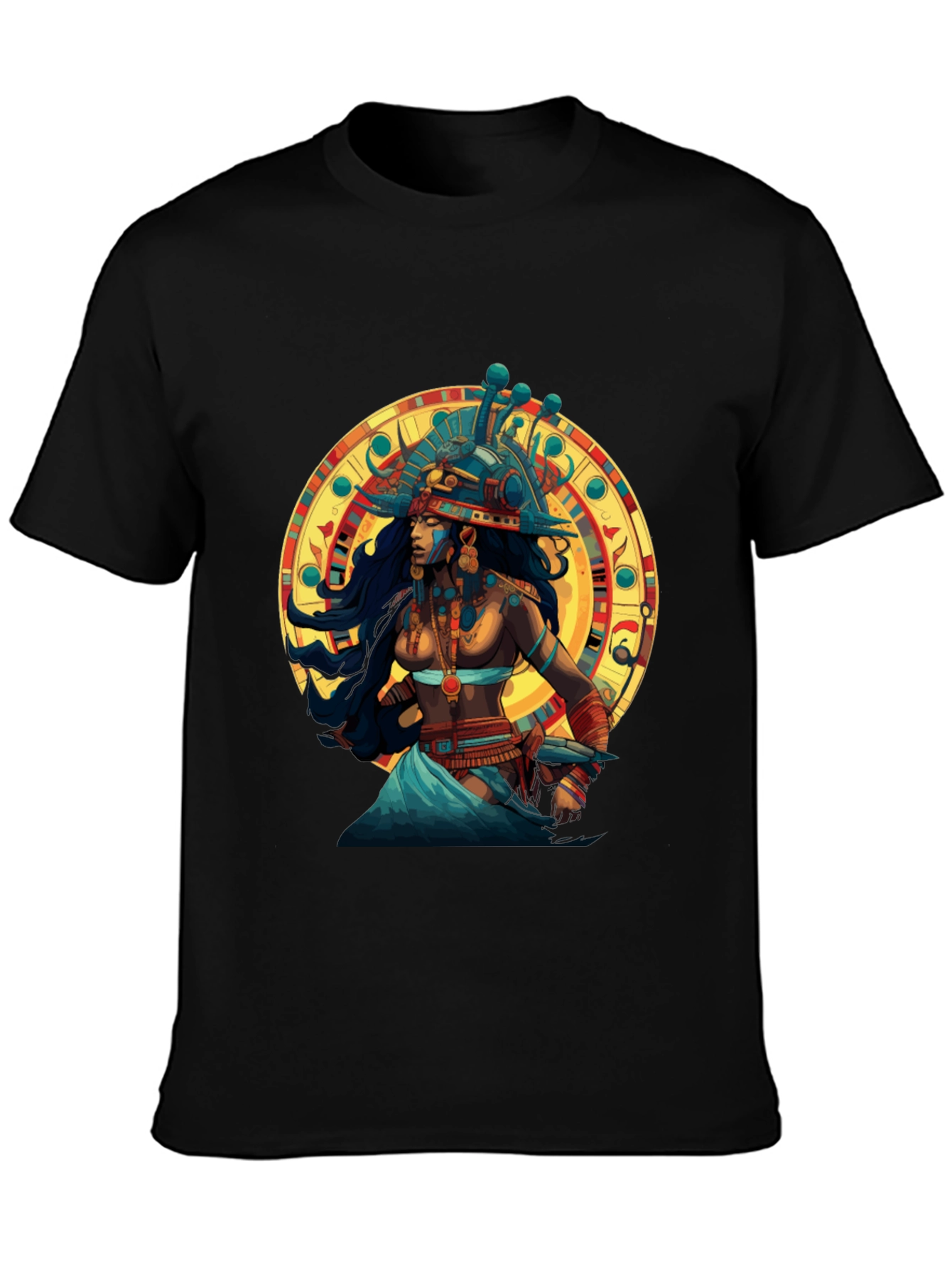 Egyptian Queen Graphic Black T-Shirt