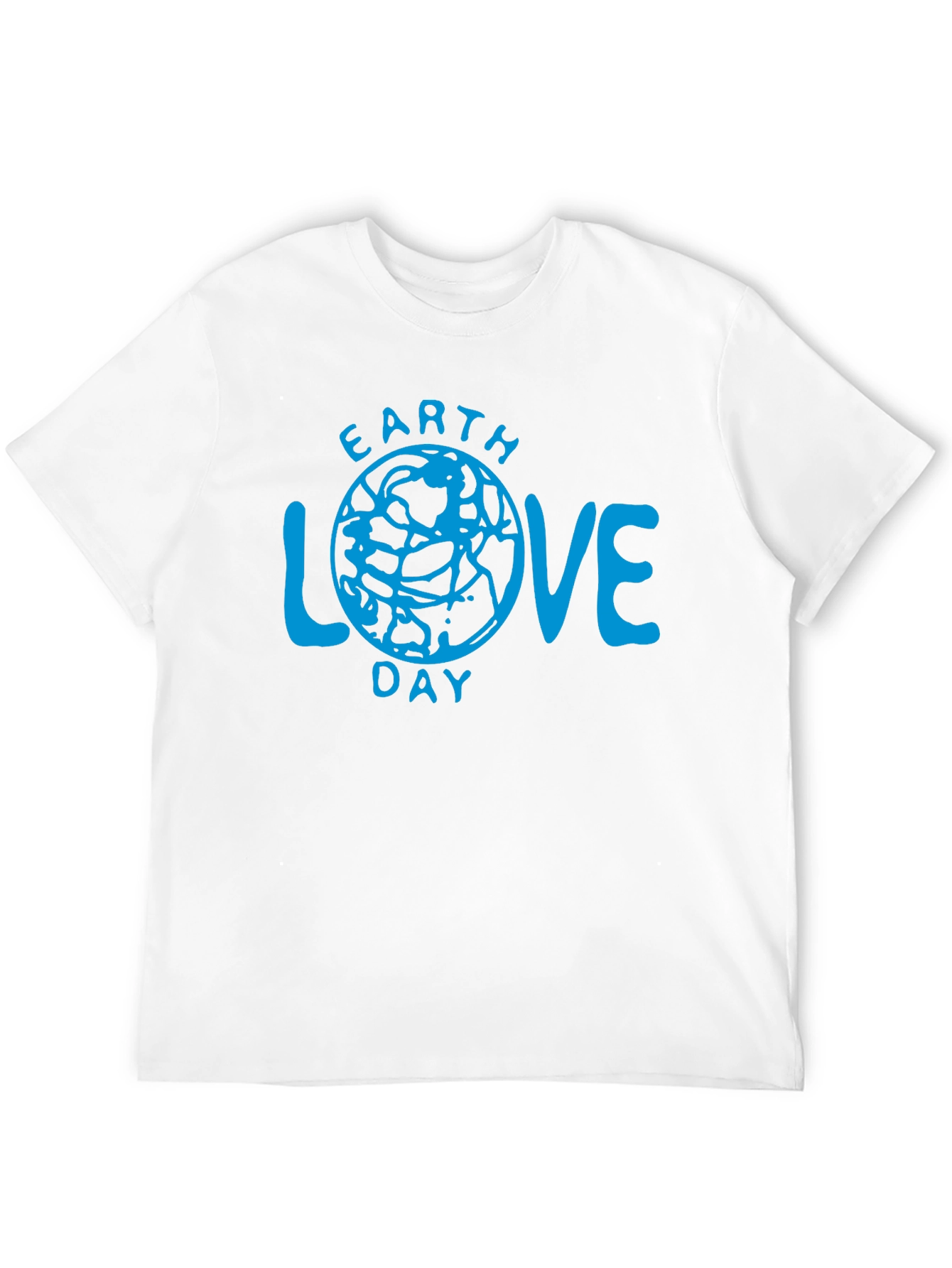 Earth Love Day Graphic T-Shirt - Black