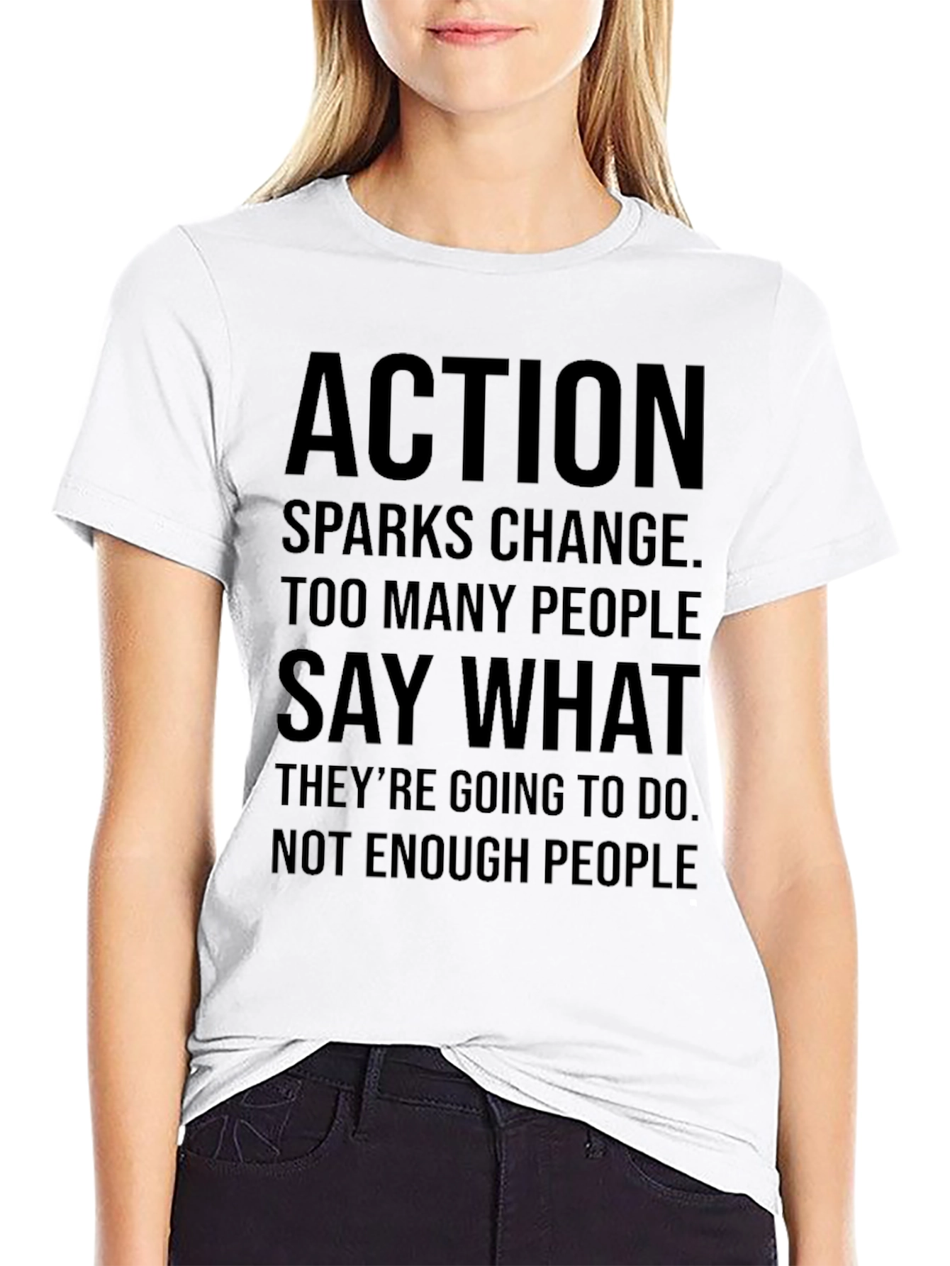 Action Sparks Change Graphic T-Shirt