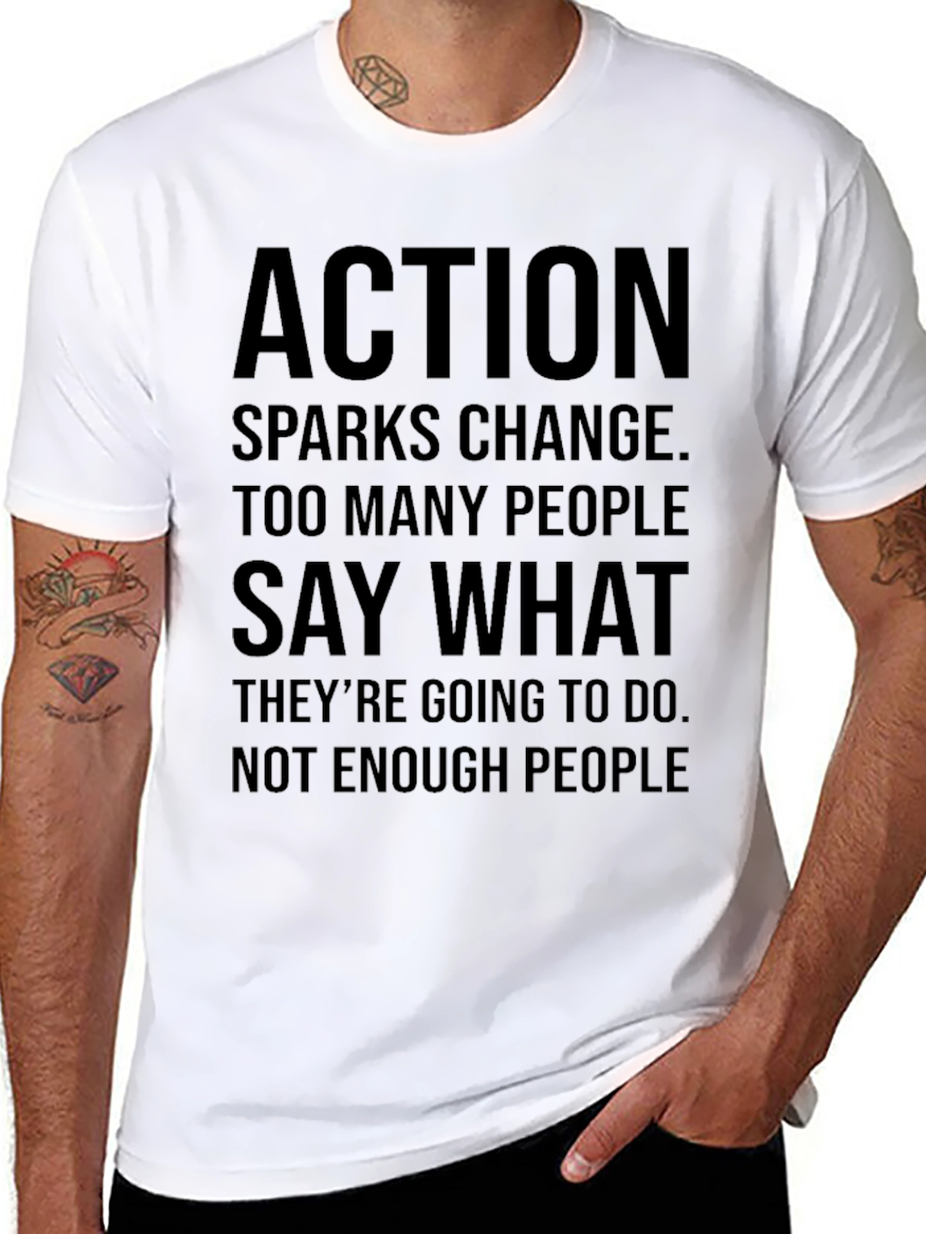Action Sparks Change Graphic T-Shirt