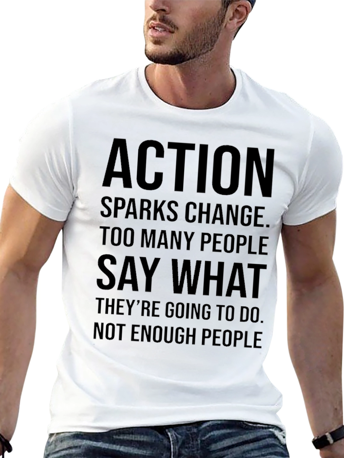 Action Sparks Change Graphic T-Shirt