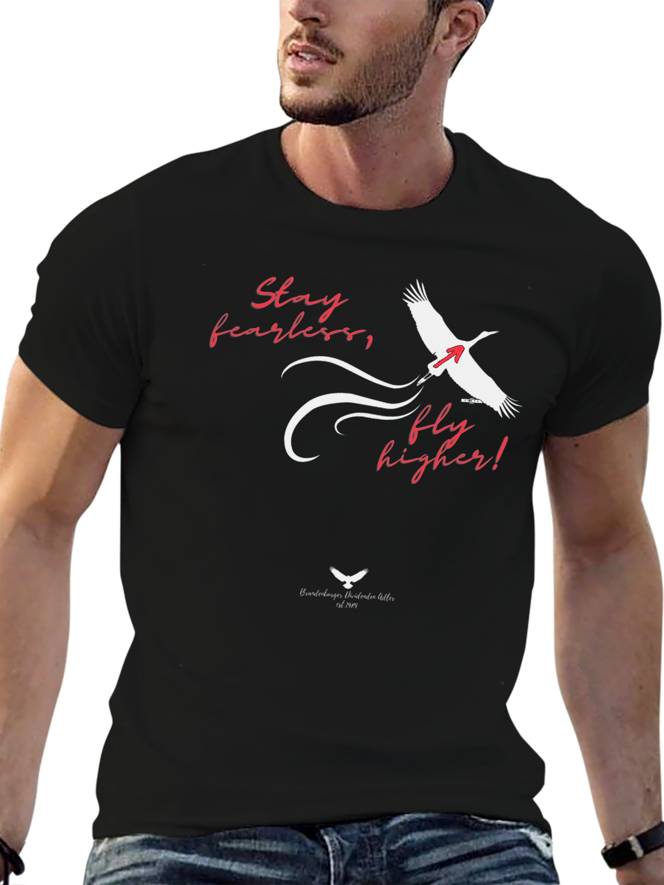 Stay Fearless Fly Higher Graphic Tee