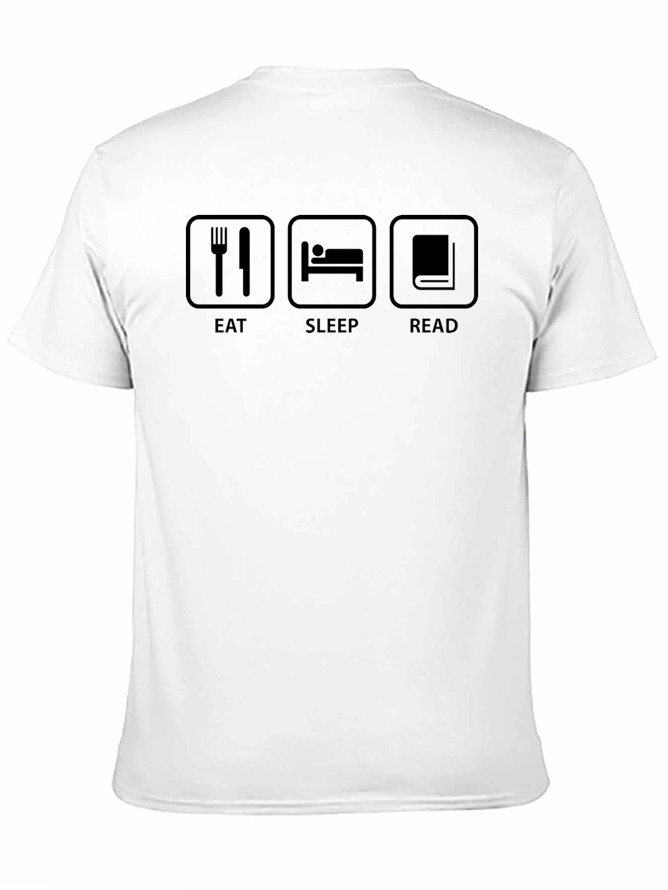 Eat Sleep Read Graphic Tee - Black