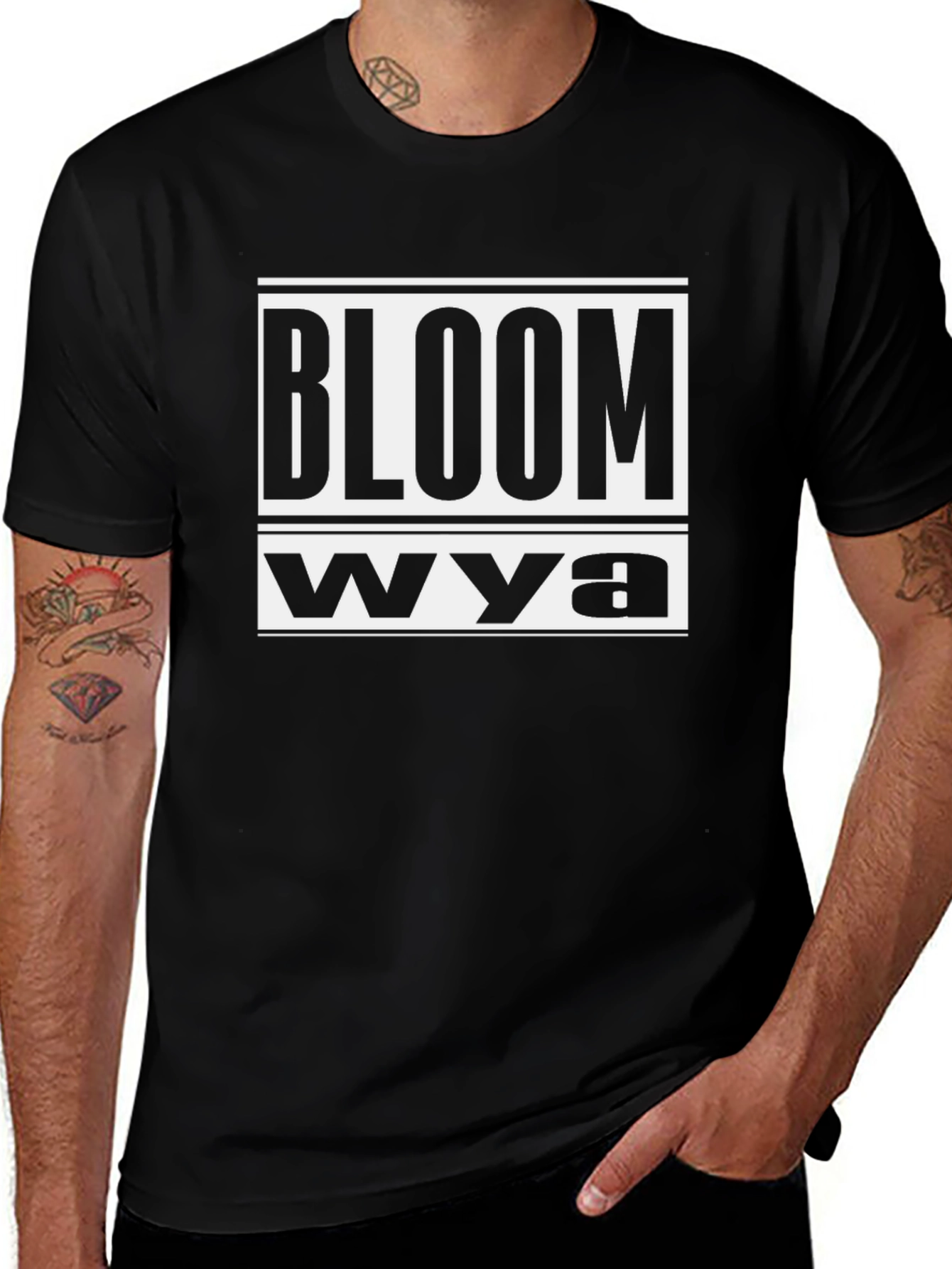 Bloom WYA Black Graphic T-Shirt