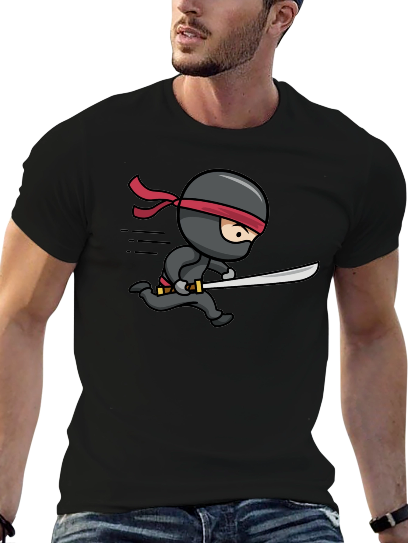 Ninja Run T-Shirt - Black