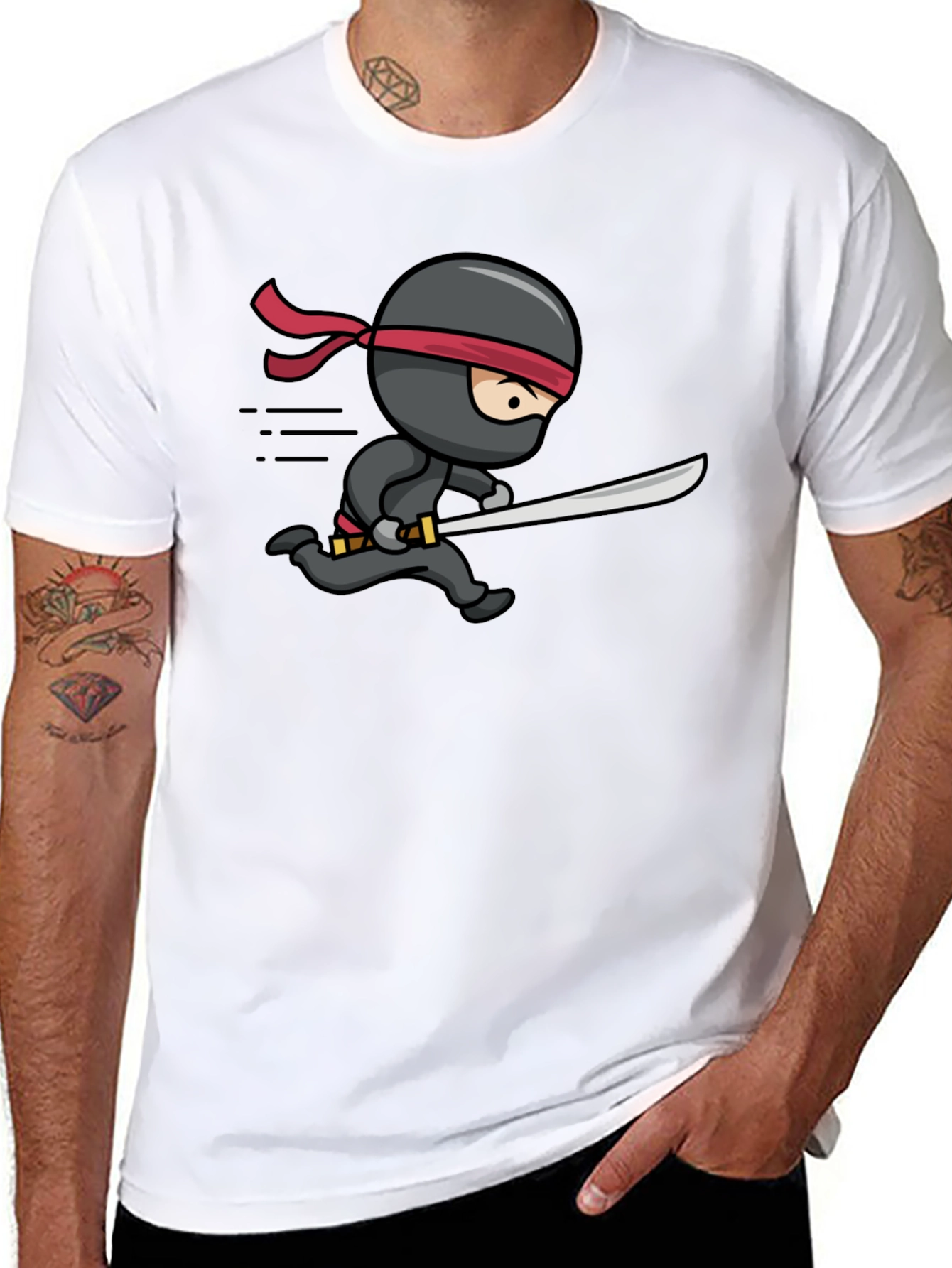 Ninja Run T-Shirt - Black