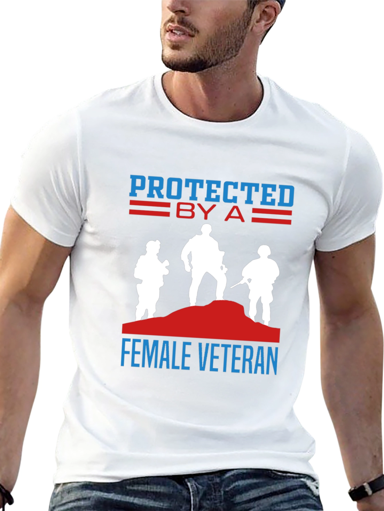 Protected by a Female Veteran T-Shirt