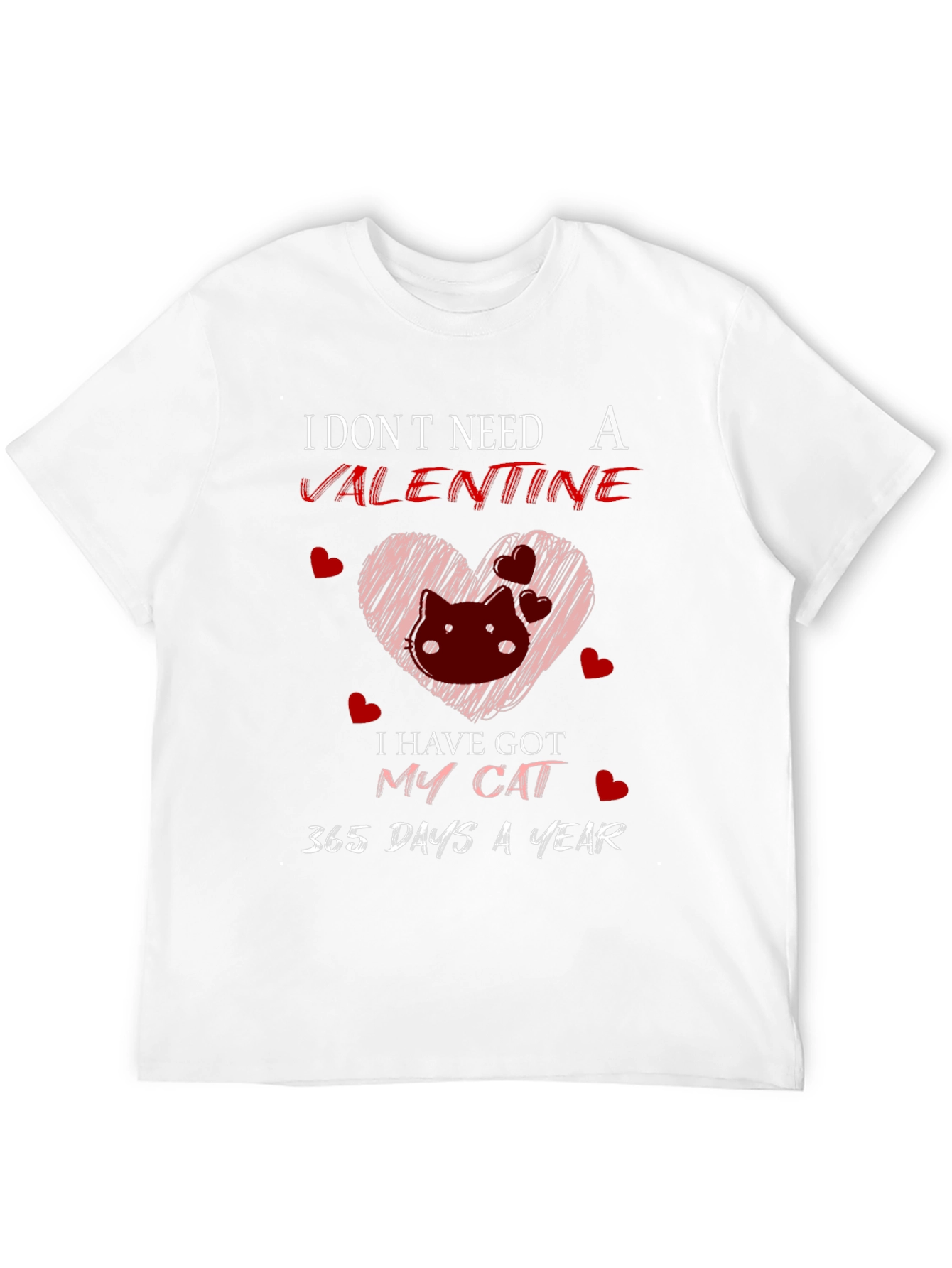 Cat Valentines Day T-Shirt